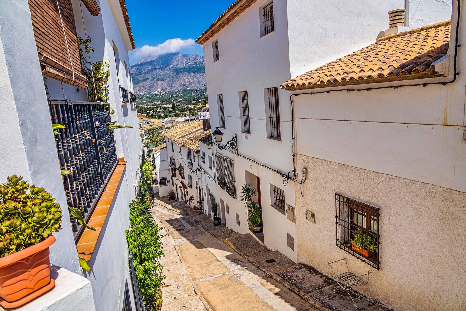 Calles estrechas de Altea