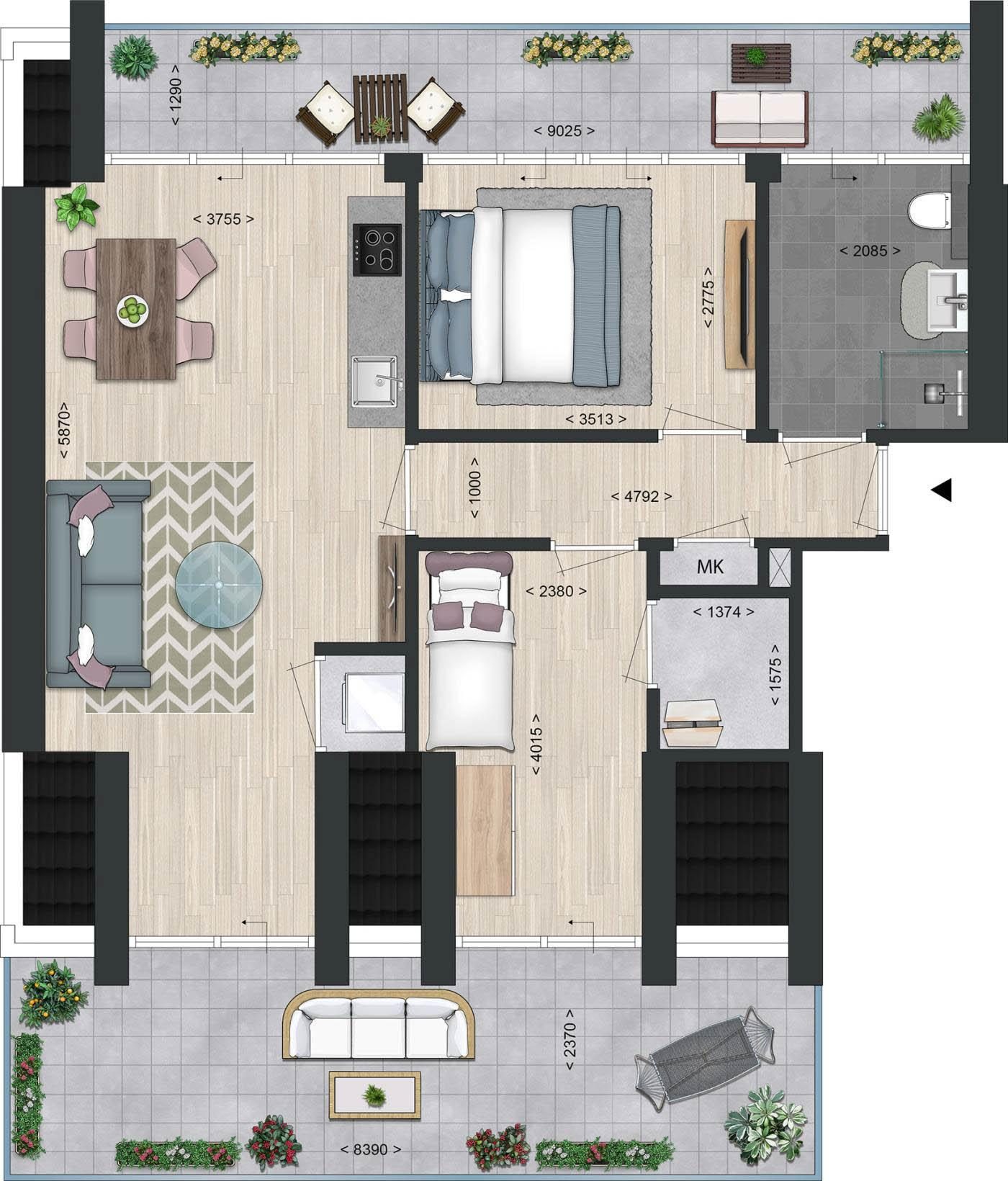 Plattegrond 50