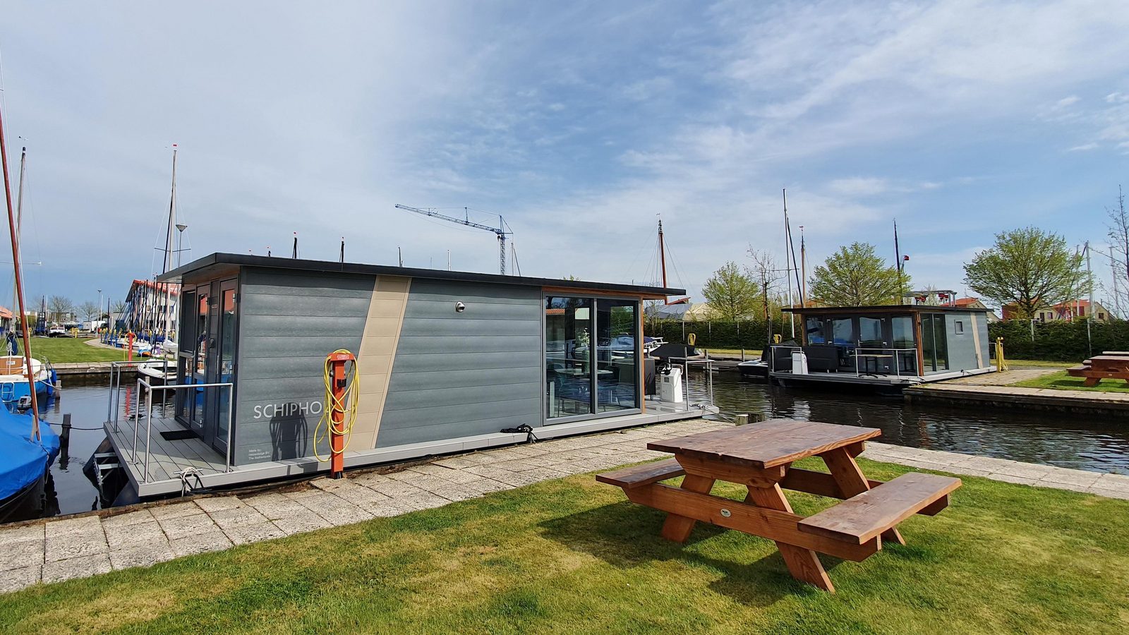 Rent a Houseboat or Safari Tent at Hoora Heeg in Friesland