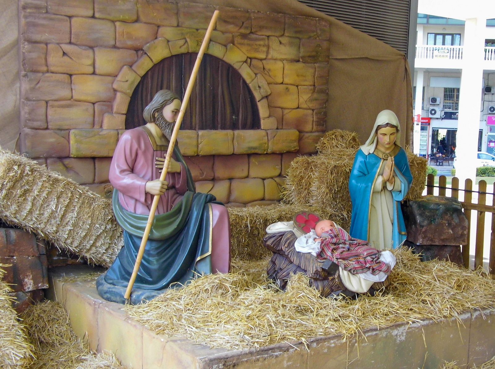 Kerststal in Benidorm