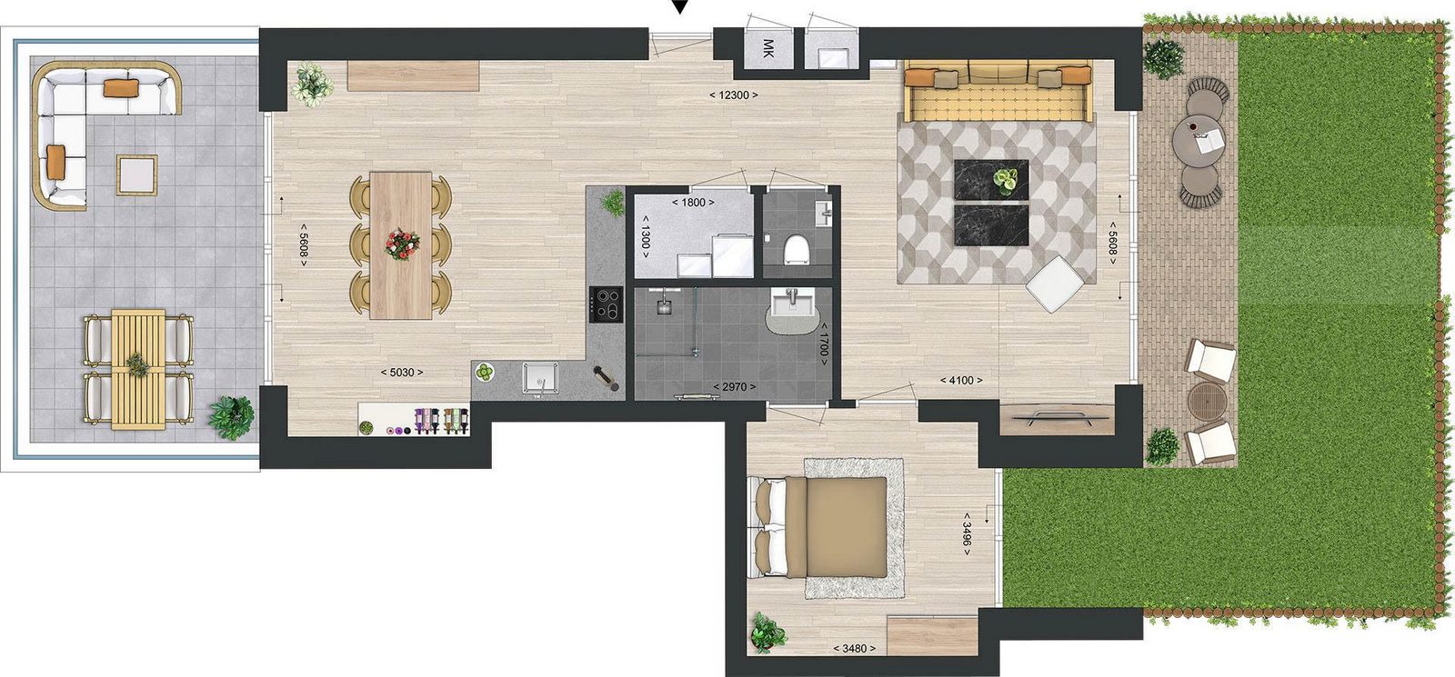 plattegrond 8-28 Vista Maris