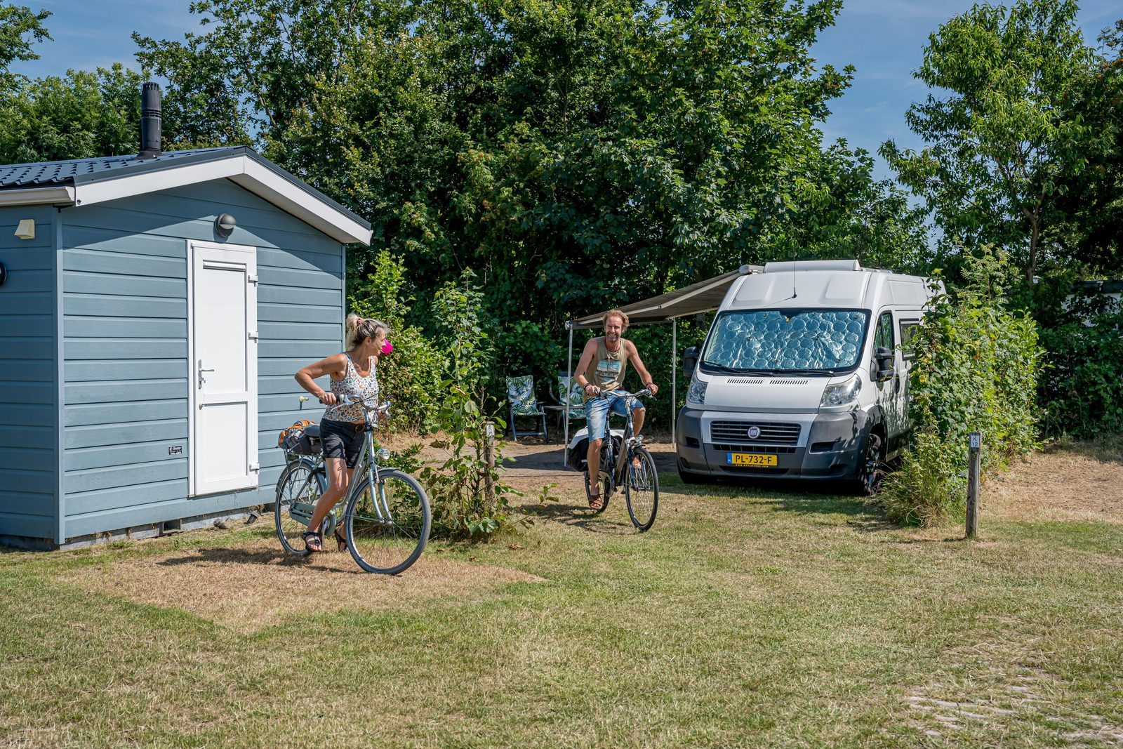 Campsite with private sanitary facilities Zeeland