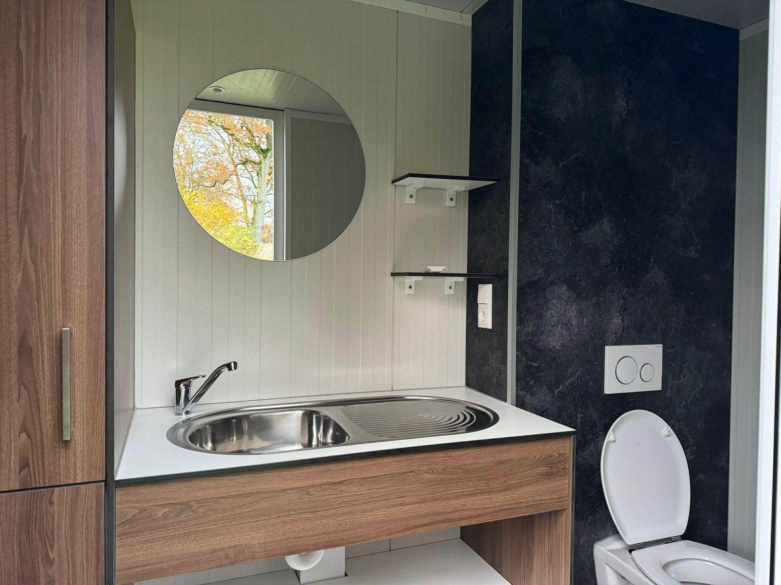 Camping met privé sanitair