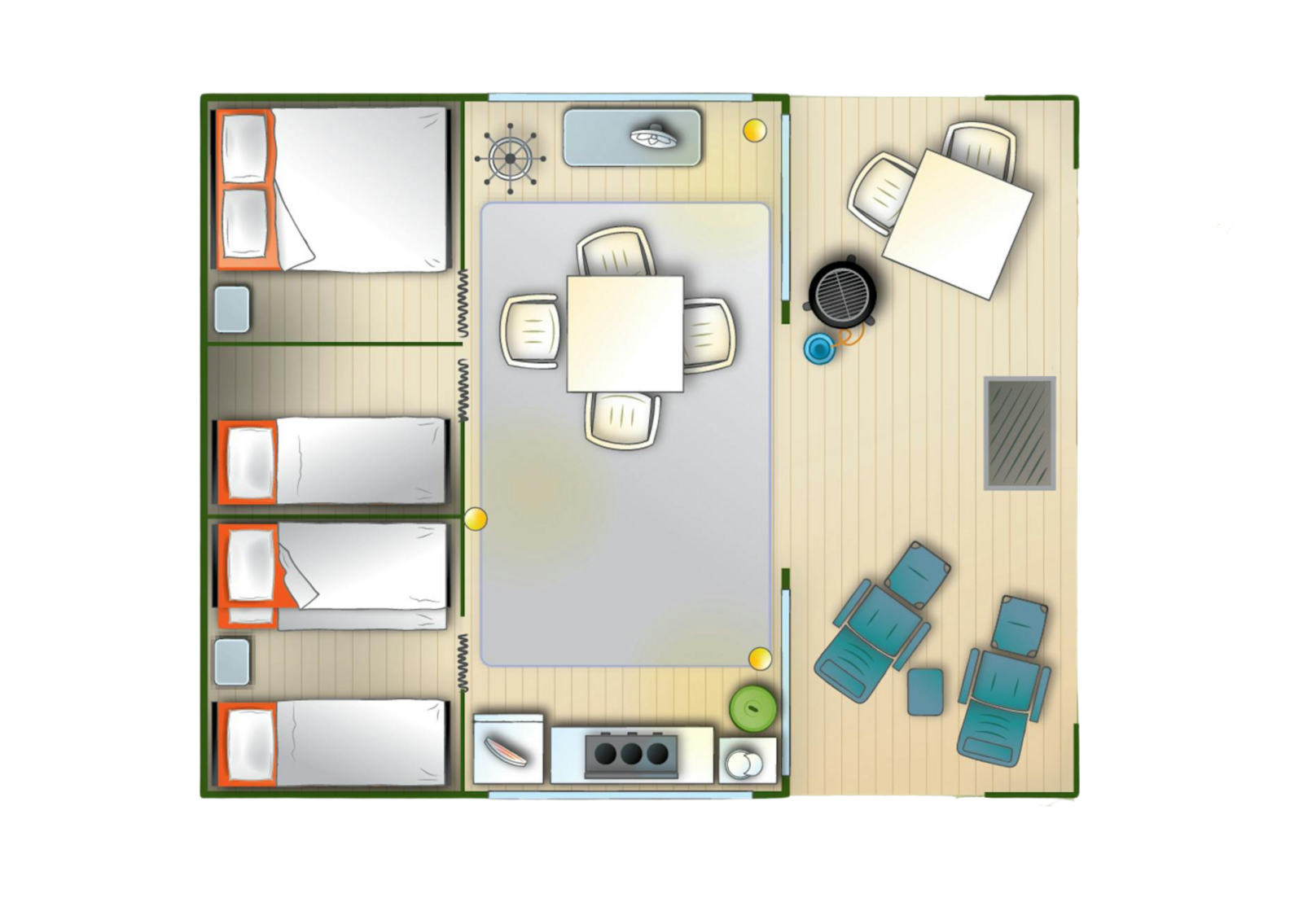 Plattegrond Duynlodge