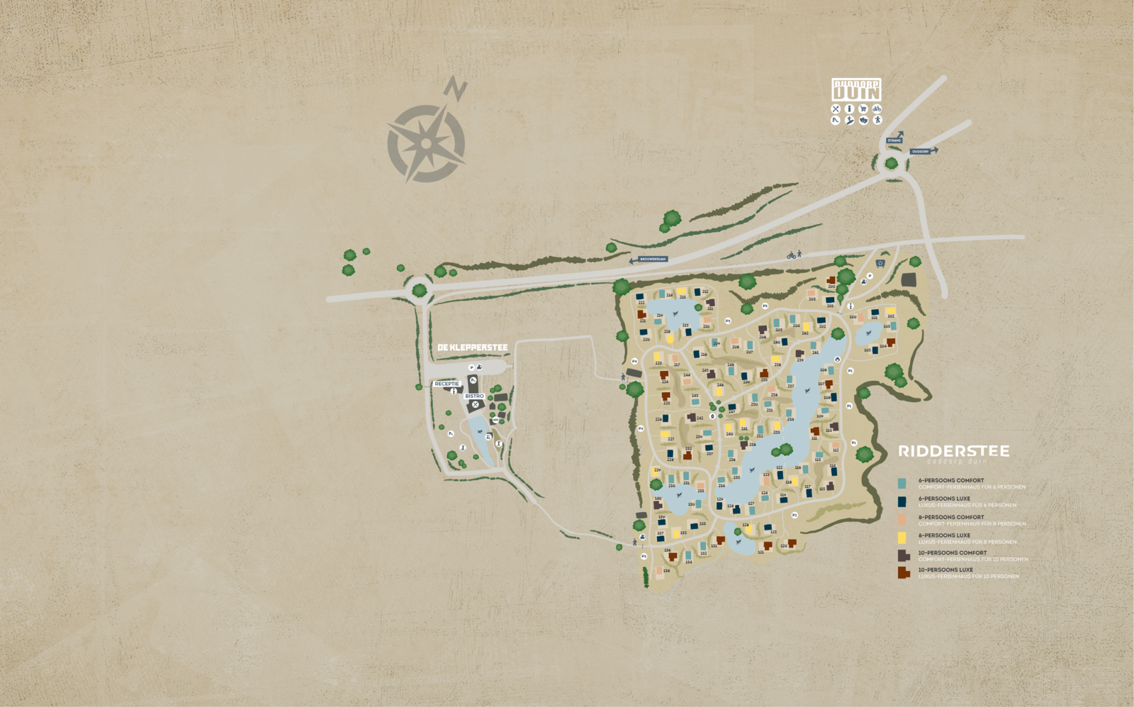 Map Holiday Park De Klepperstee