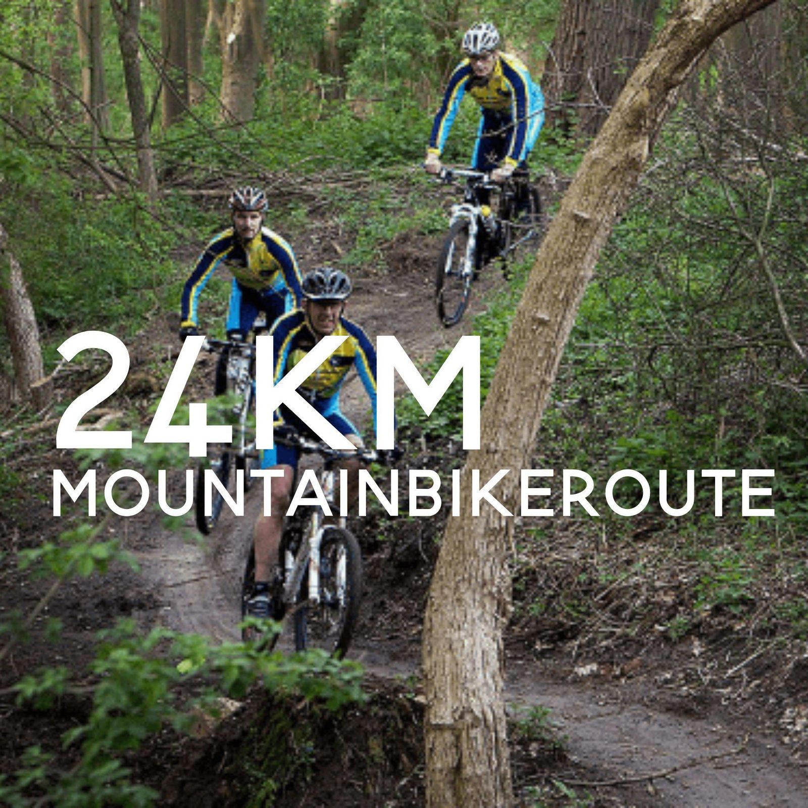 24 km mountainbikeroute