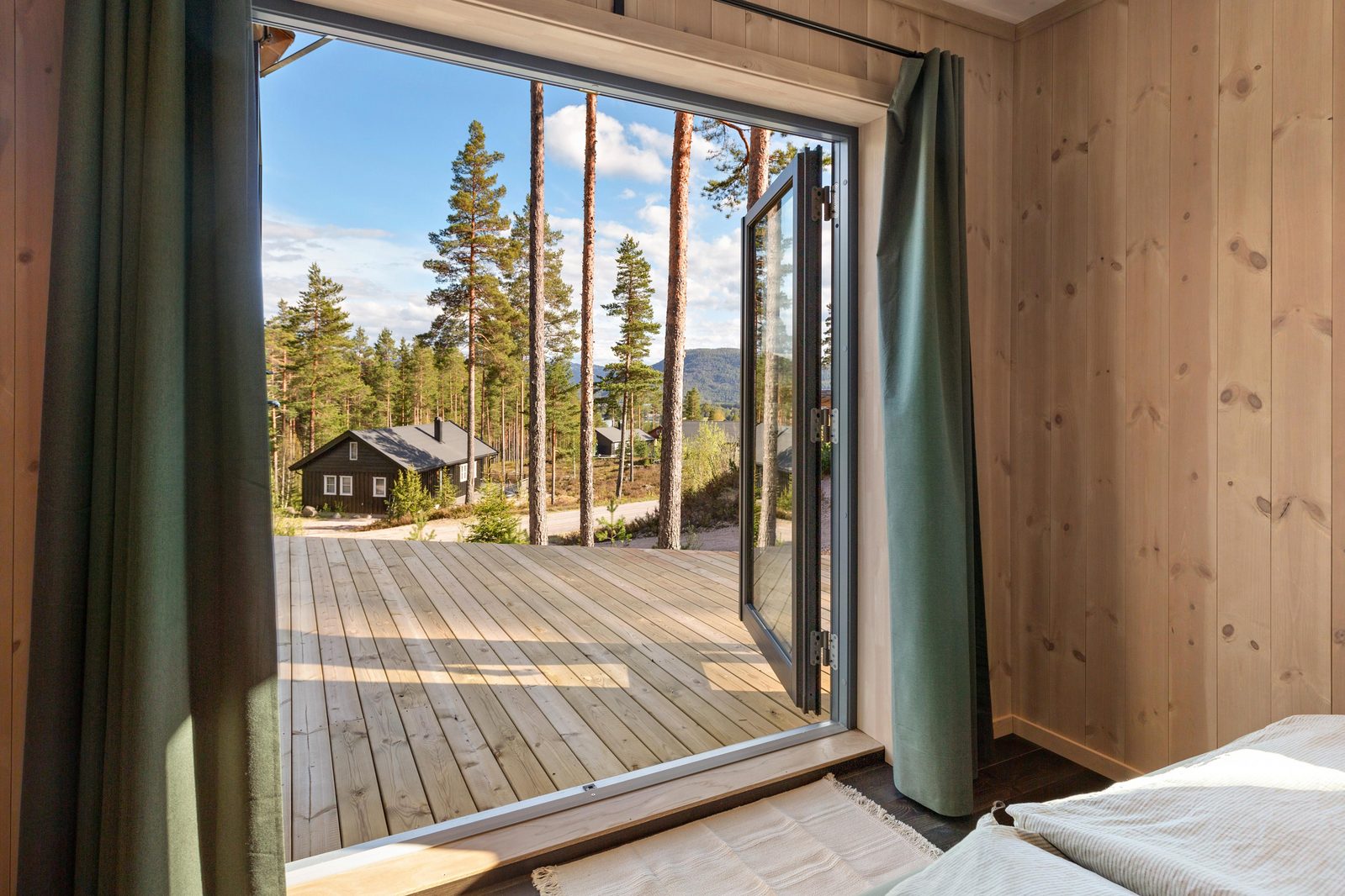 Uitzicht vanaf slaapkamer