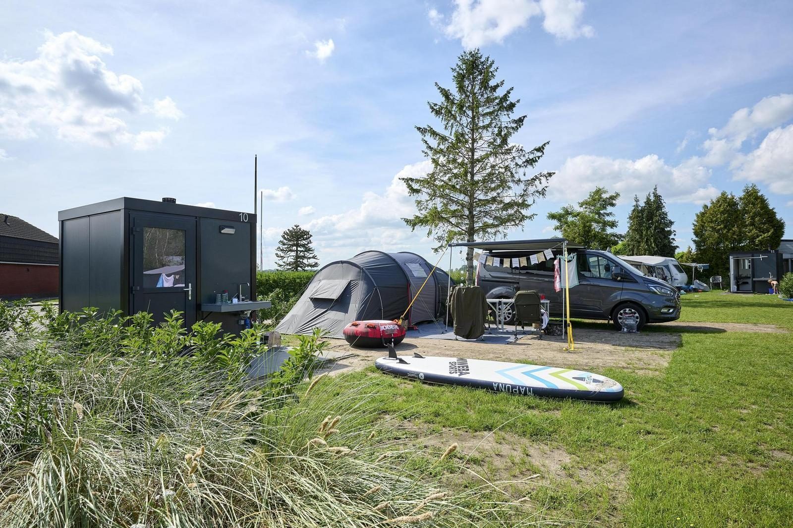 Camping met privé sanitair Gelderland