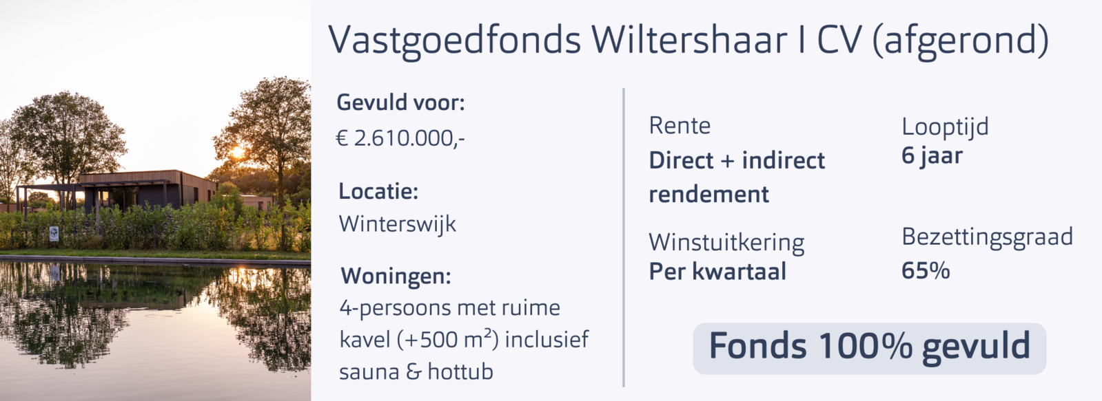 Afgeronde vastgoedfondsen Hofparken
