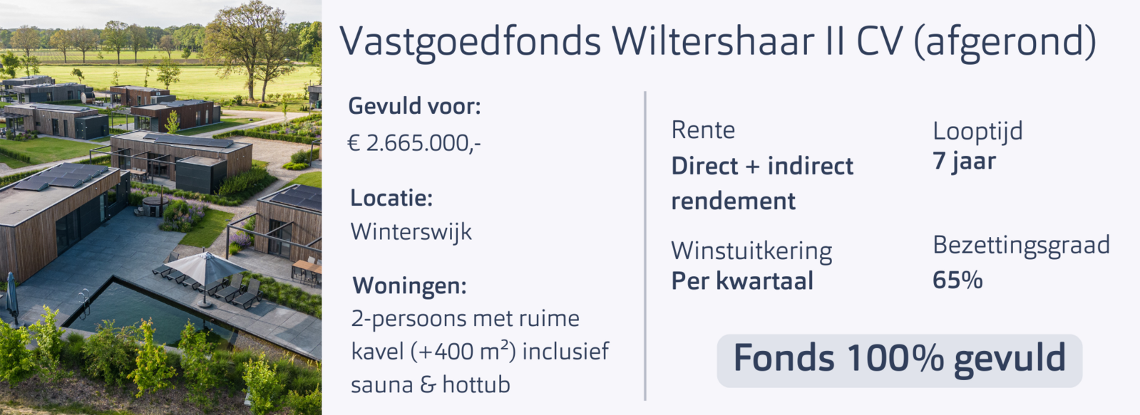 Afgeronde vastgoedfondsen Hofparken