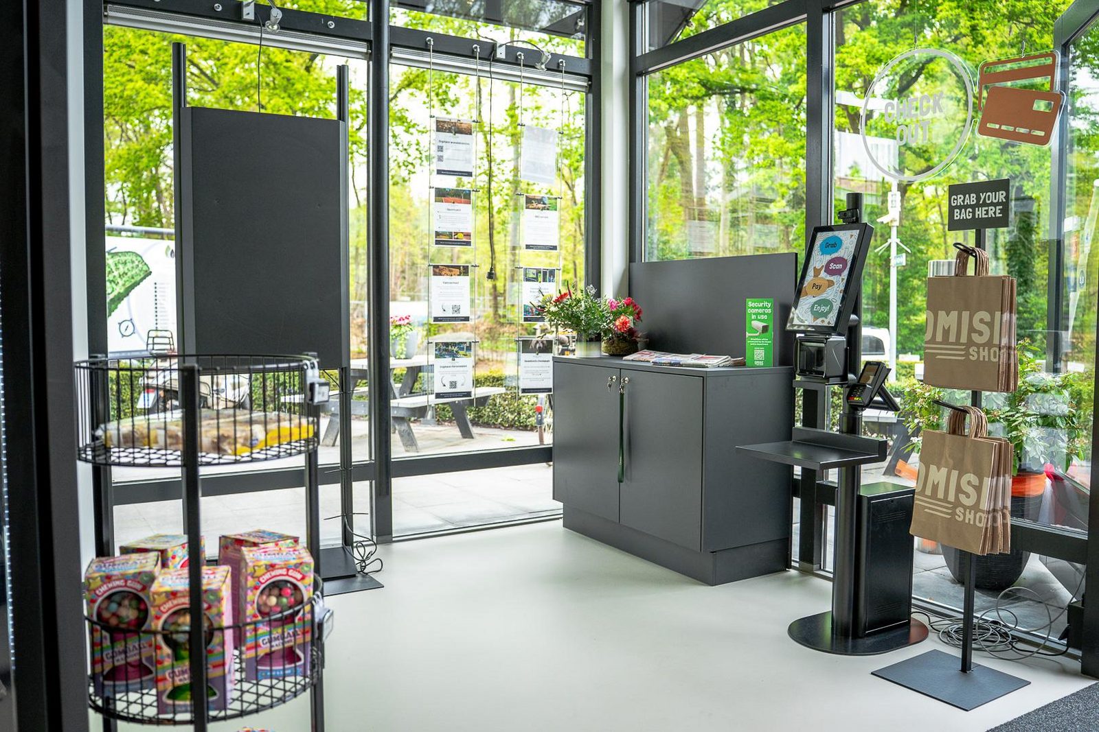 Receptie winkel