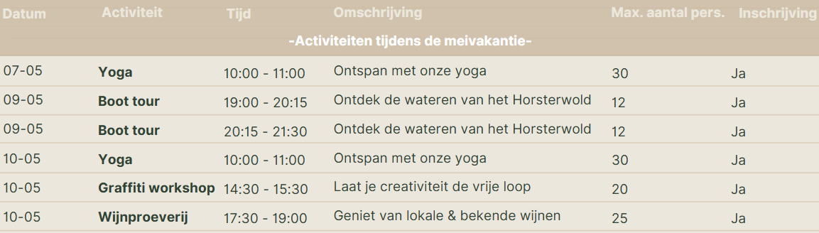 Agenda
