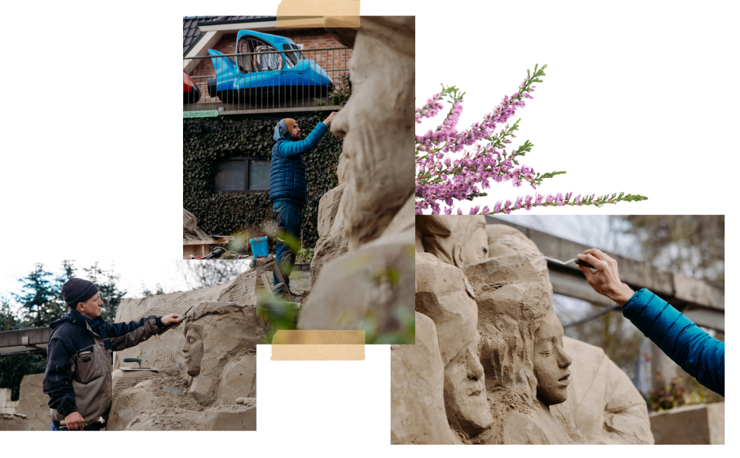 Zandsculpturen Garderen