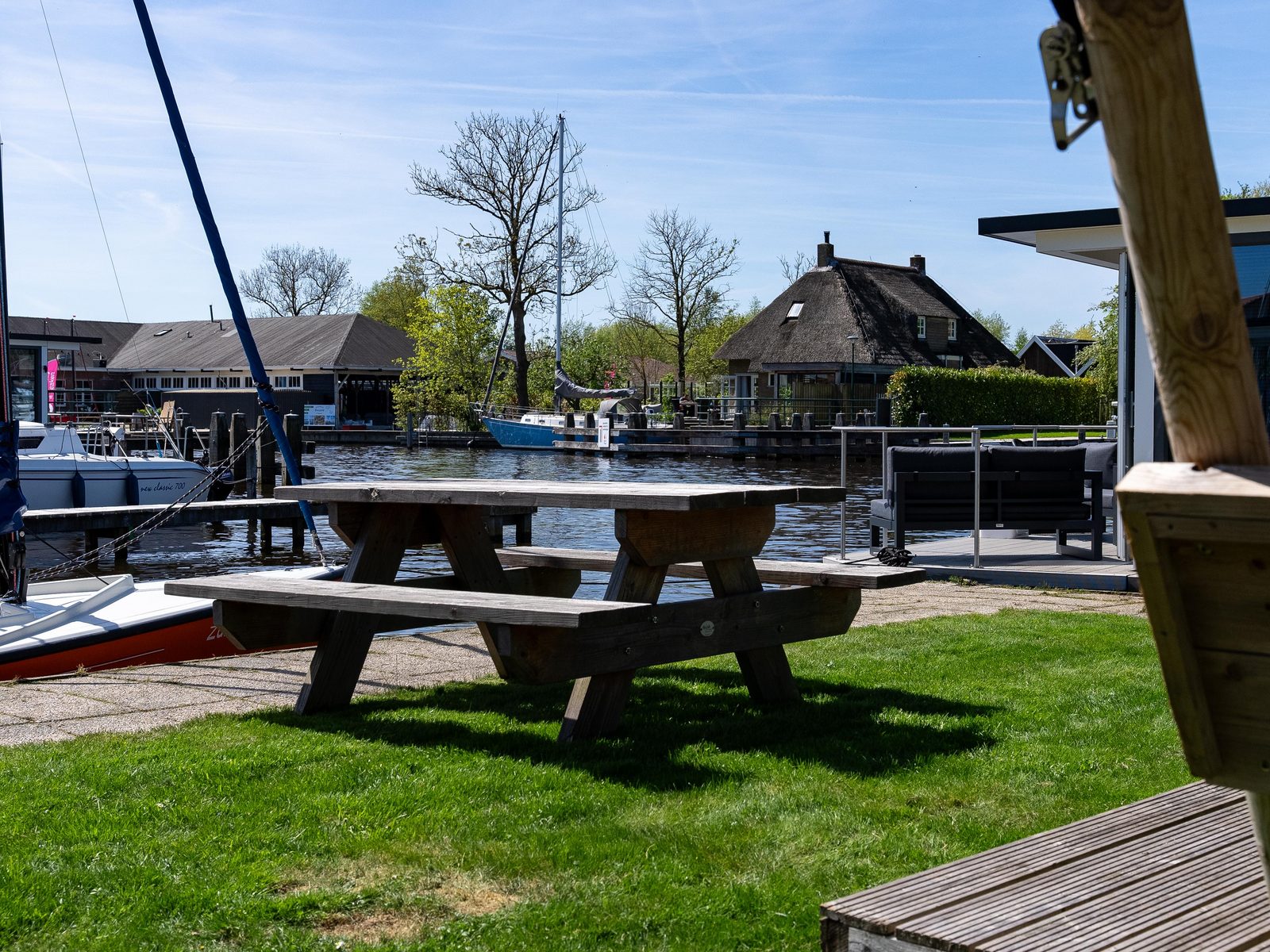 Rent a Houseboat or Safari Tent at Hoora Heeg in Friesland