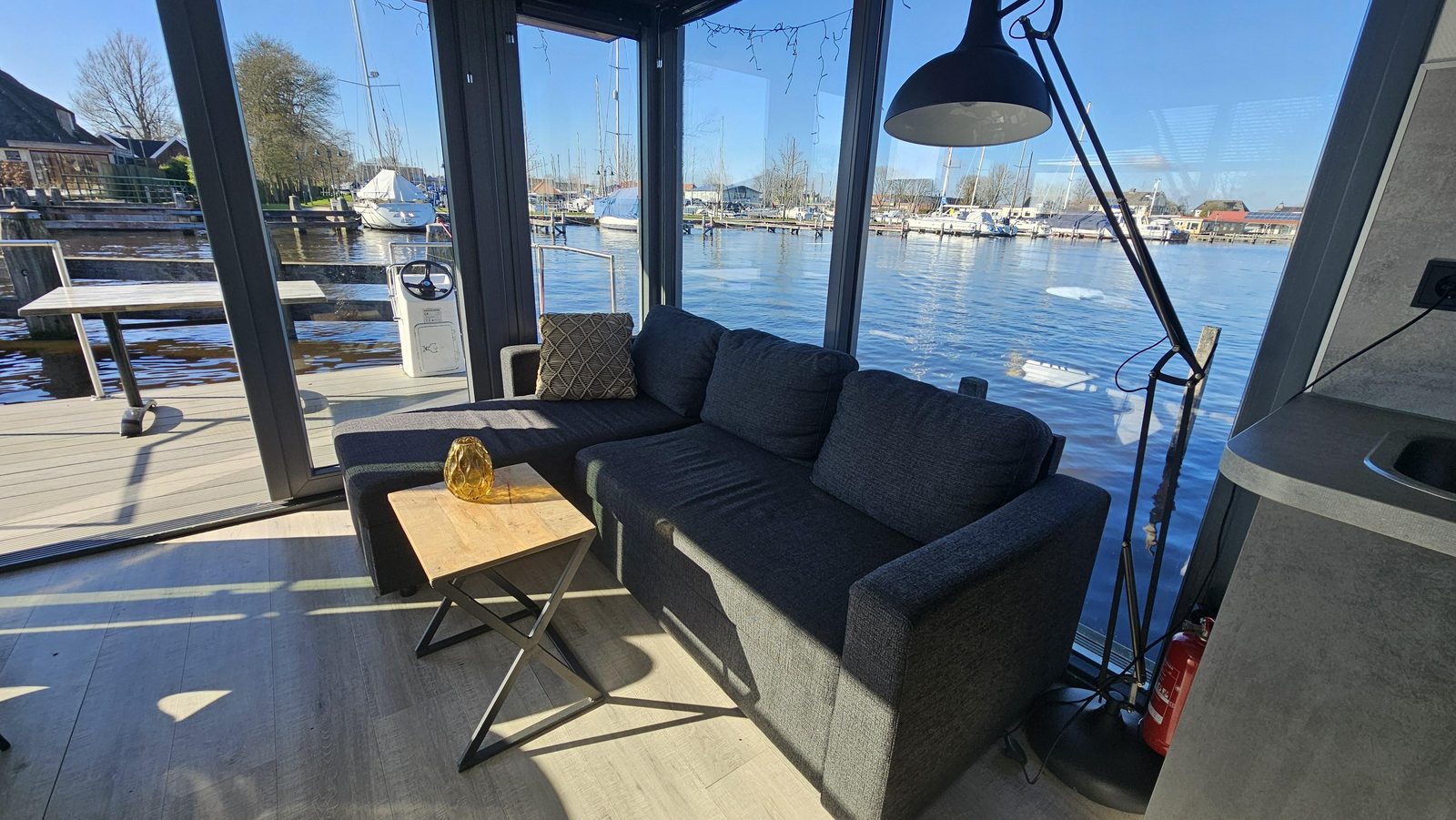 Rent a Houseboat or Safari Tent at Hoora Heeg in Friesland