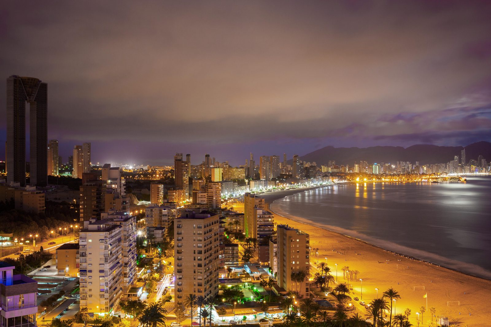 Benidorm de noche