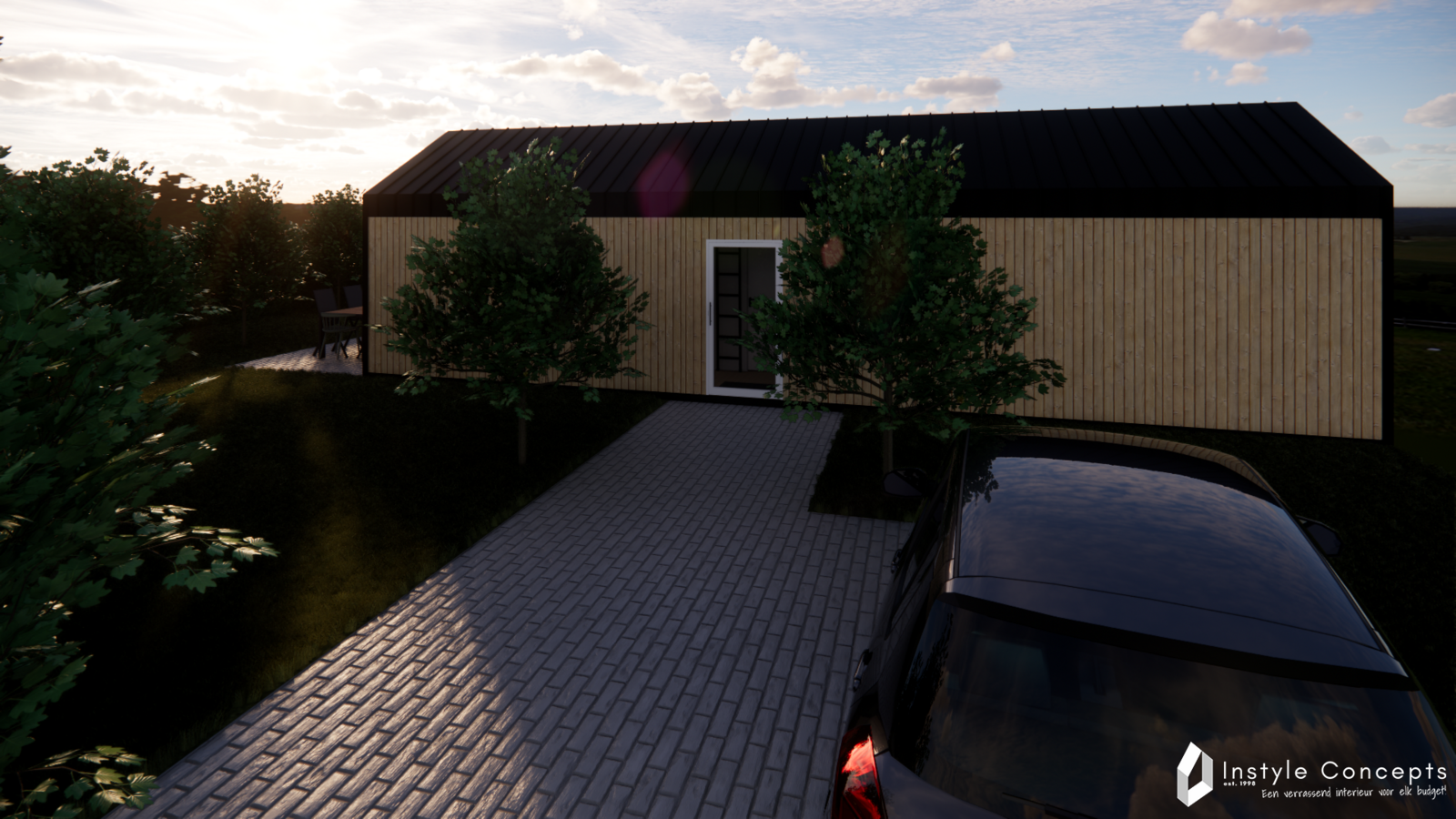 Stuga XL buiten