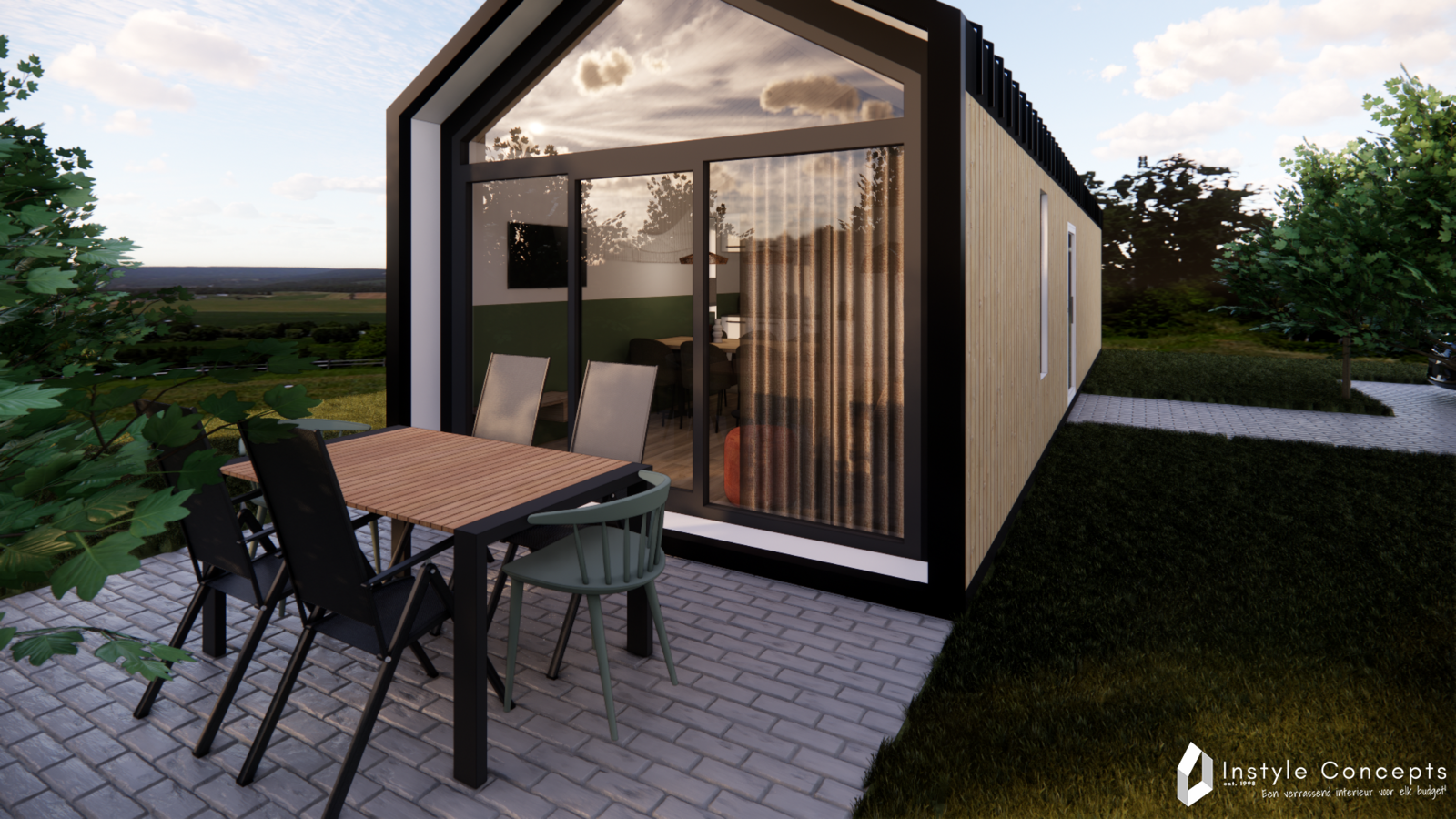Stuga XL buiten