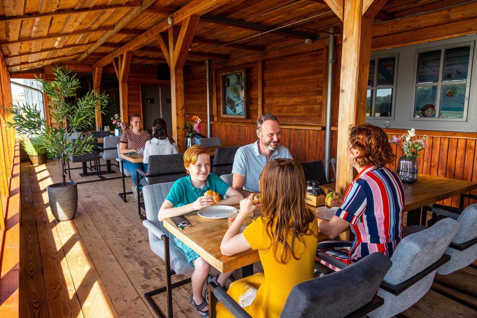 Das Restaurant auf den Ijsselinseln