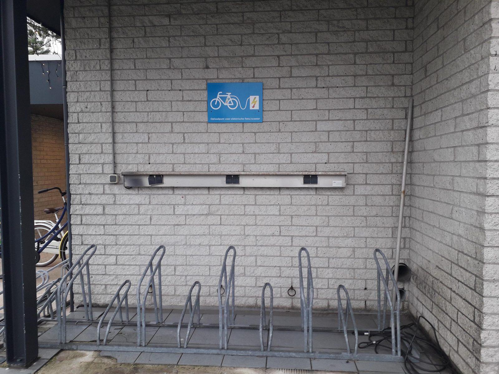 Oplaadpunt elektrische fiets