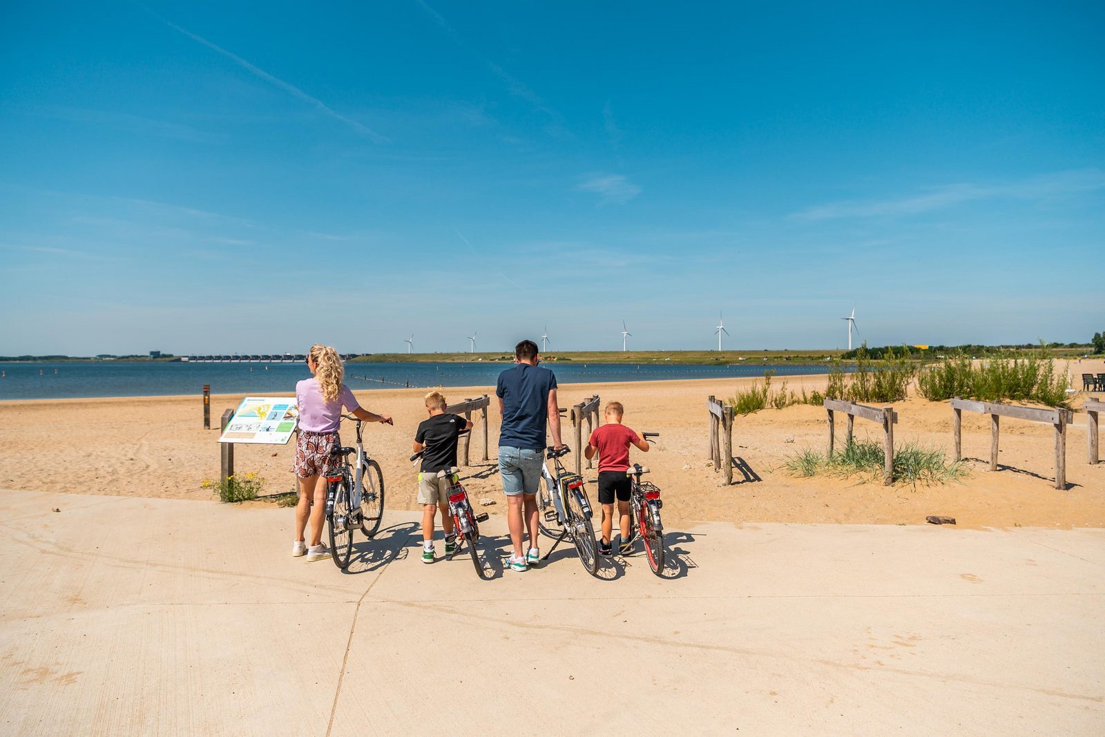vacation park at the beach