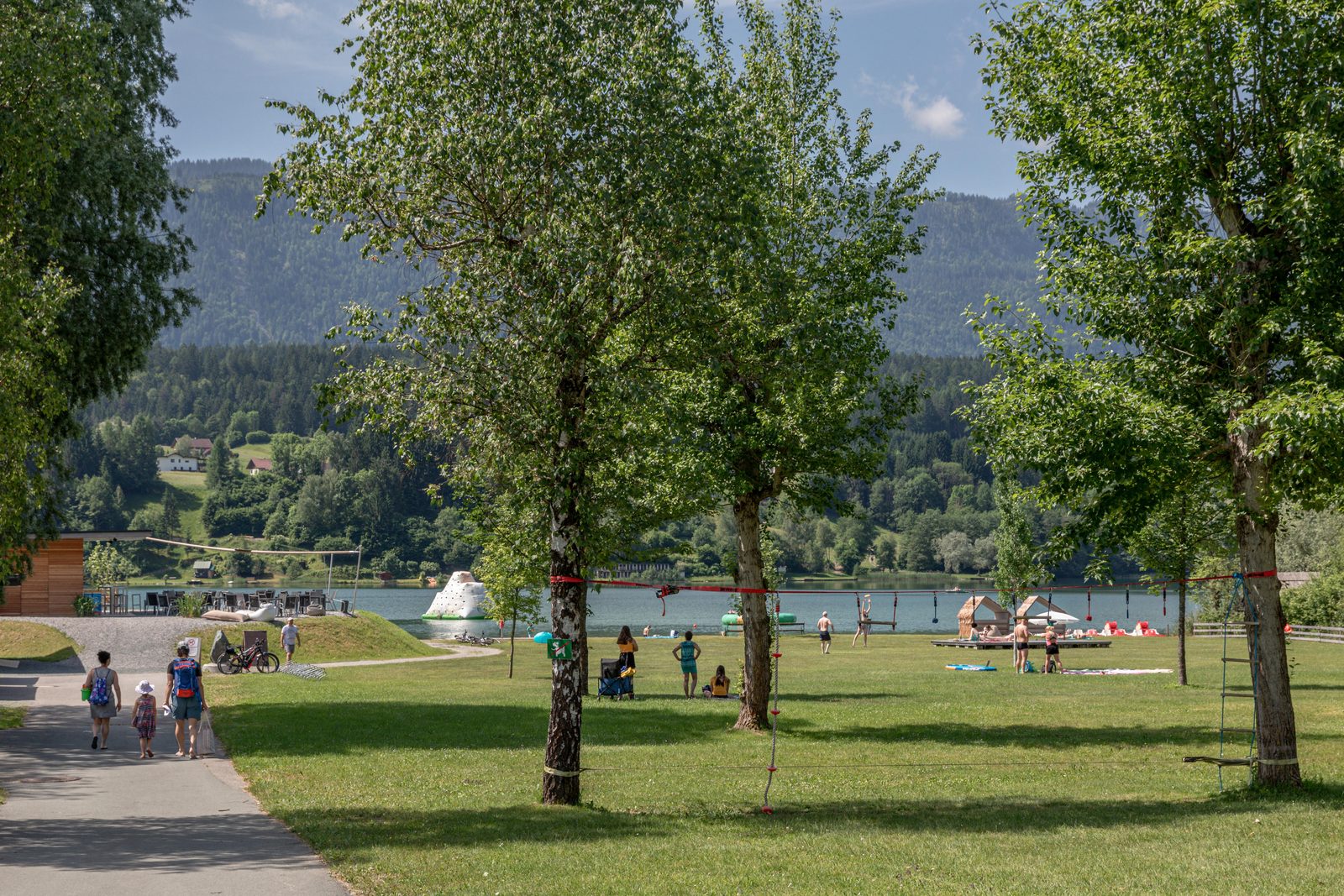 Strandbad van Schluga