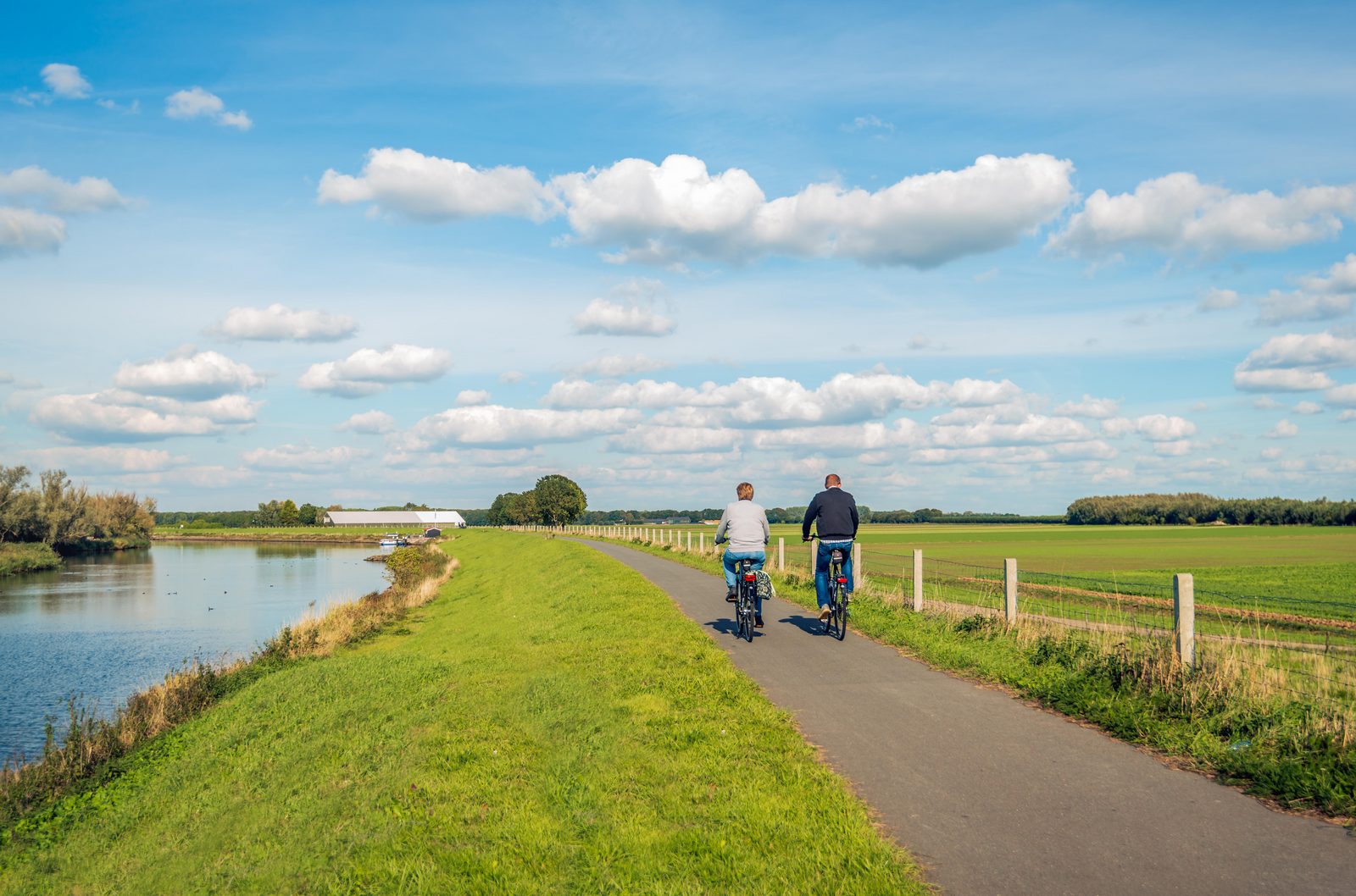 Radfahren rund um Kampen