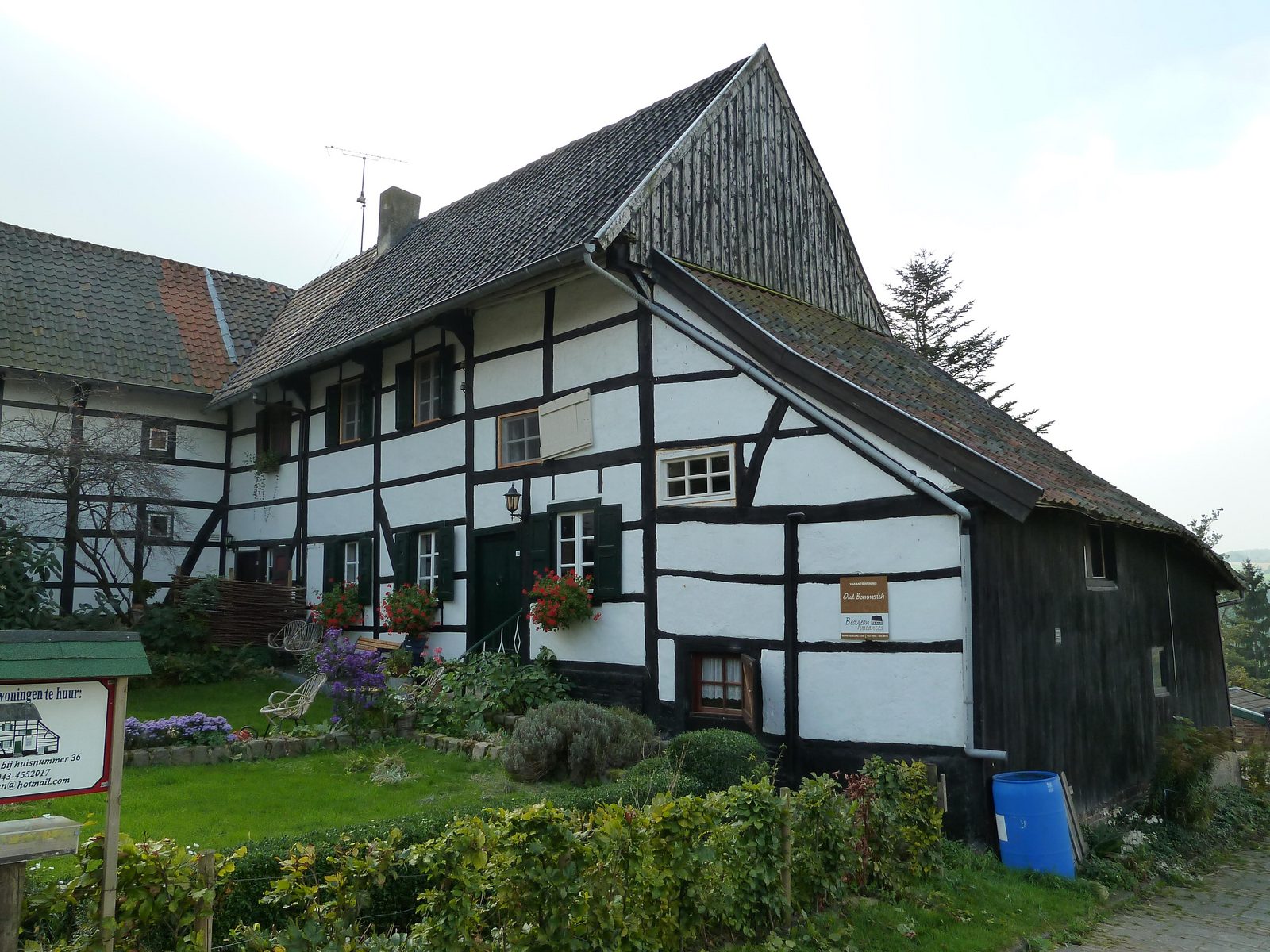 Fachwerkhäuser und Spargel