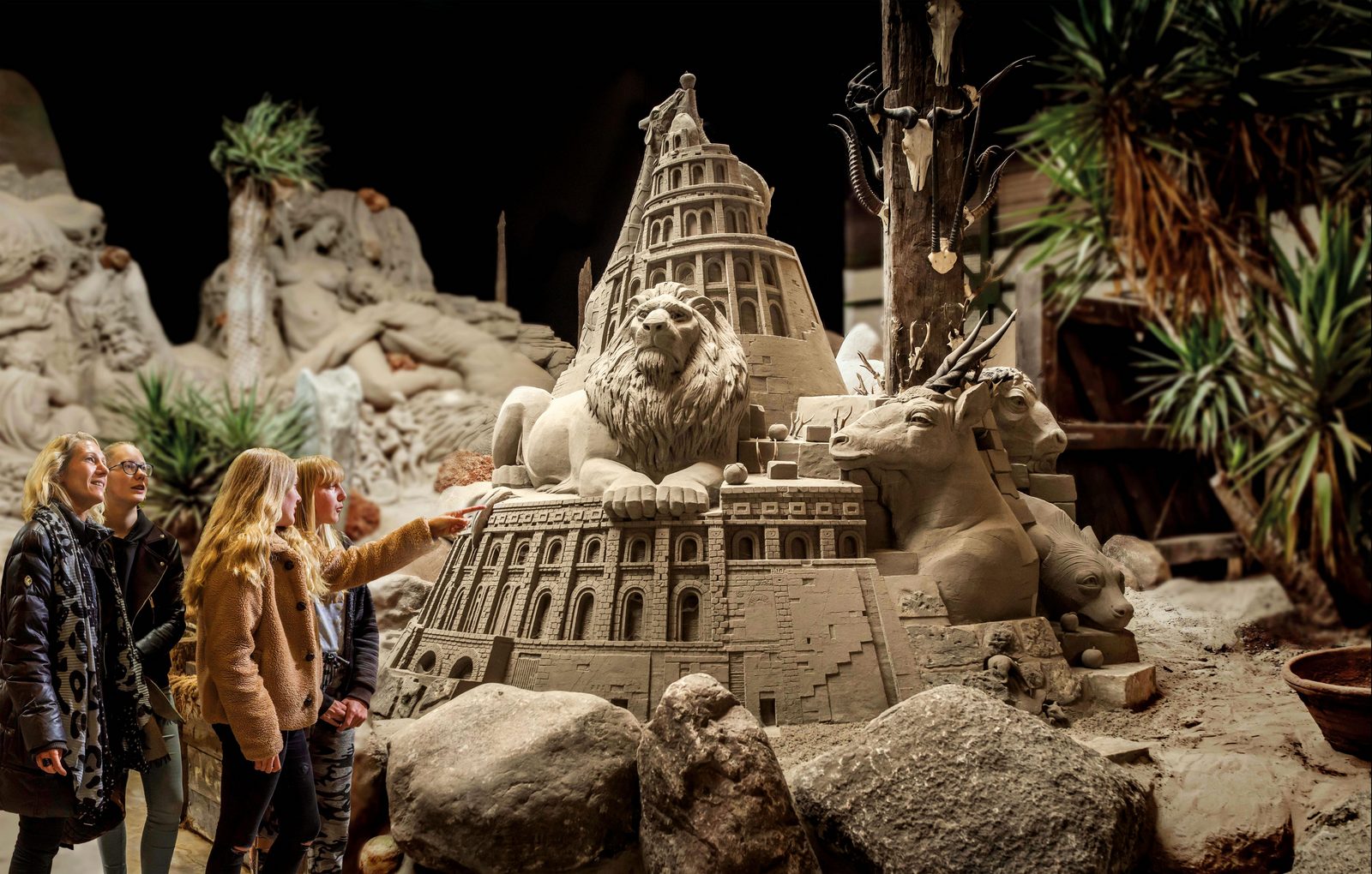 Sandskulpturen-Ausstellung