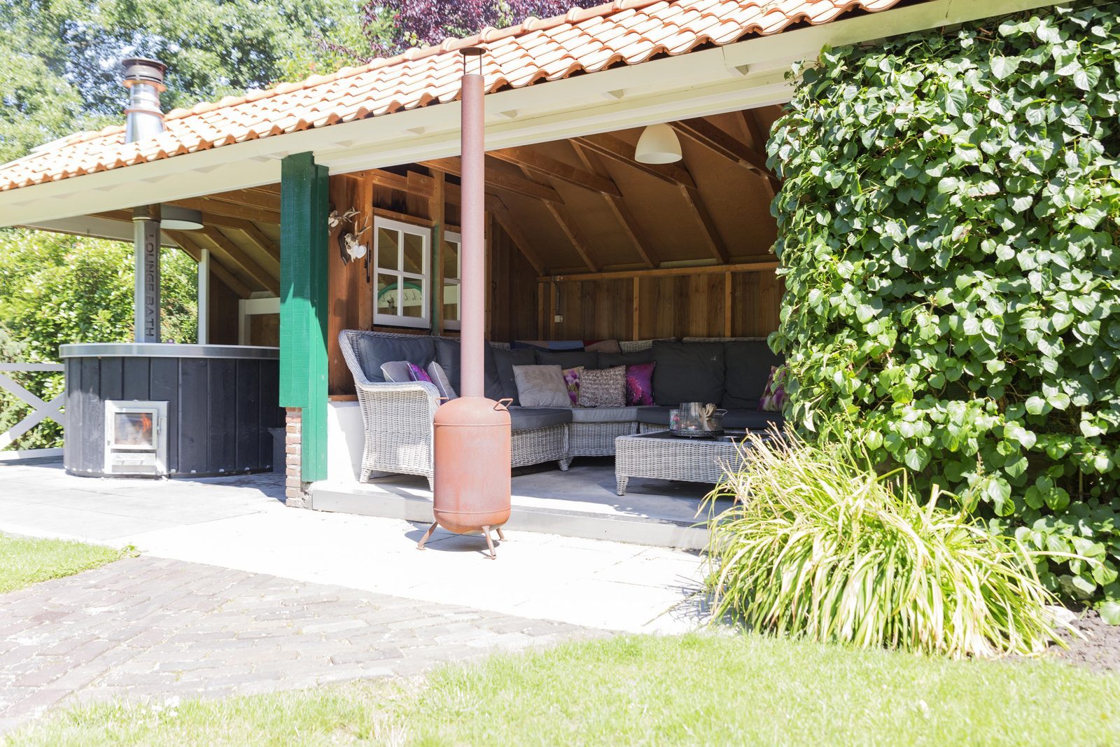 afgesloten tuin