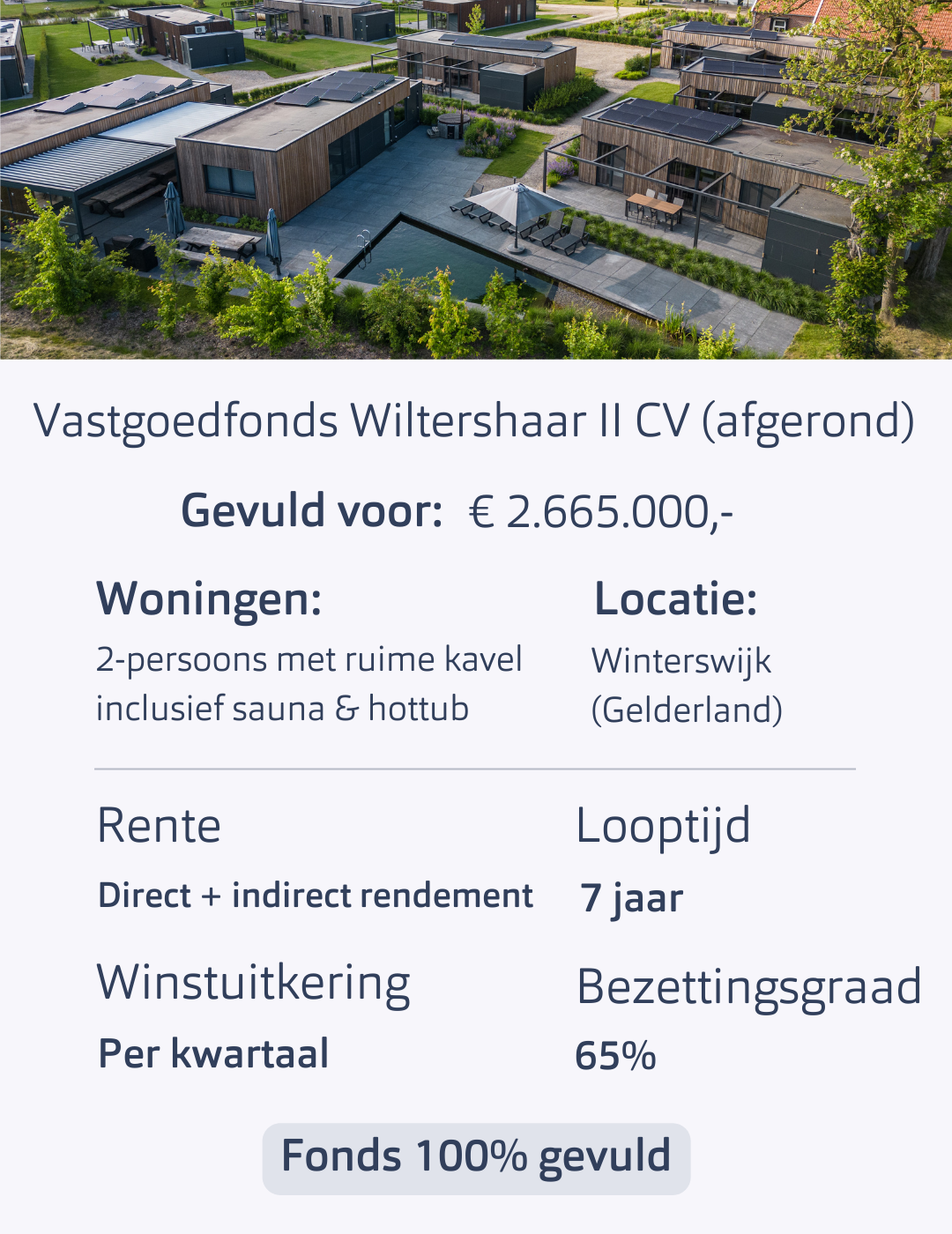 Afgeronde vastgoedfondsen Hofparken