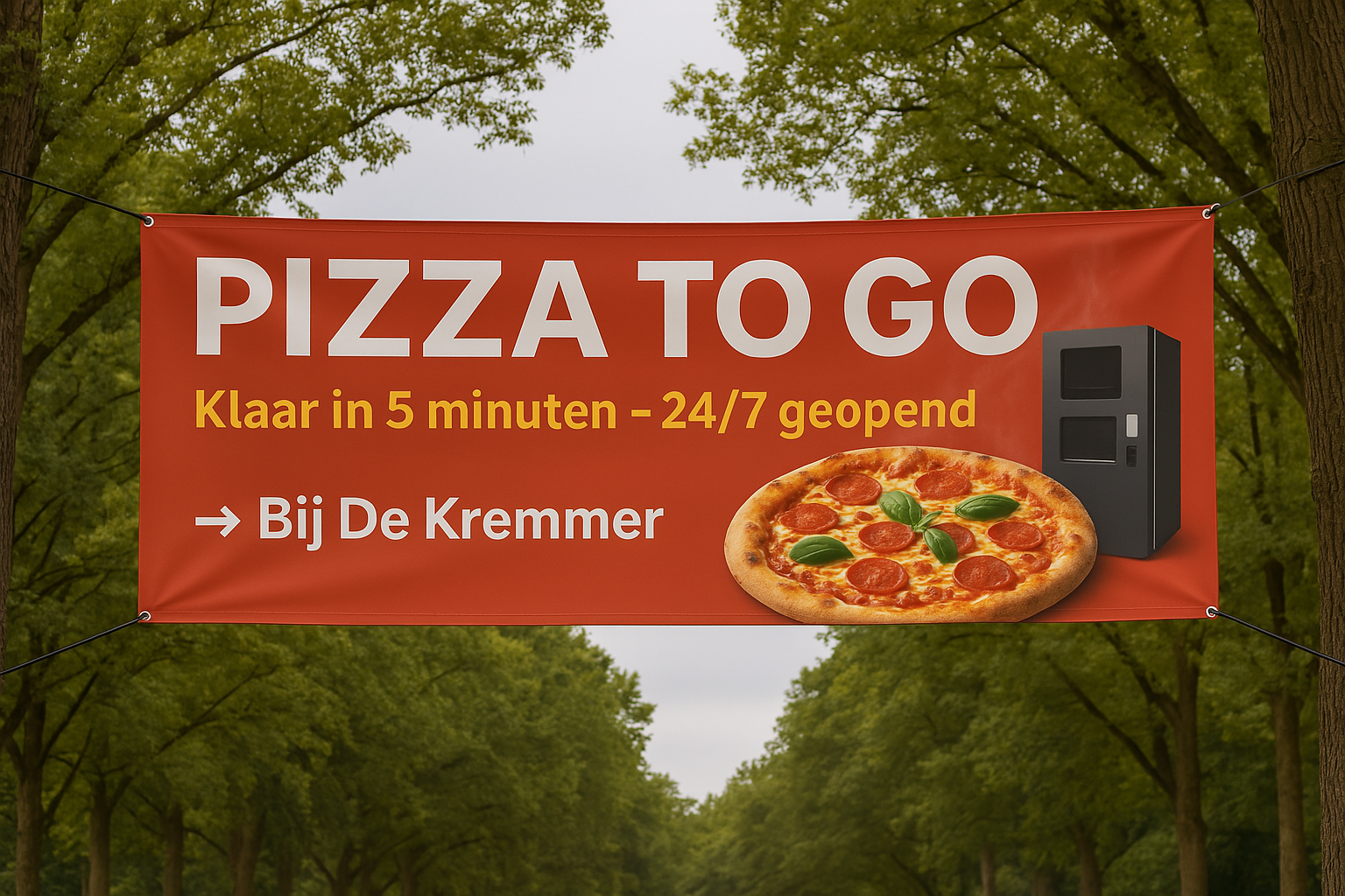 24/7 Pizza kiosk
