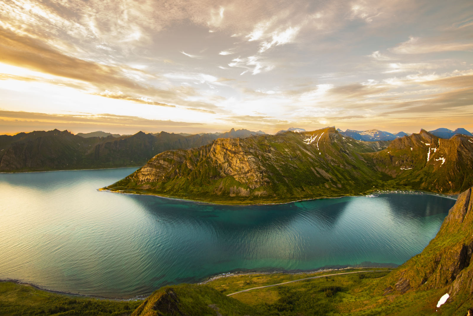 Atemberaubender Fjord in Norwegen