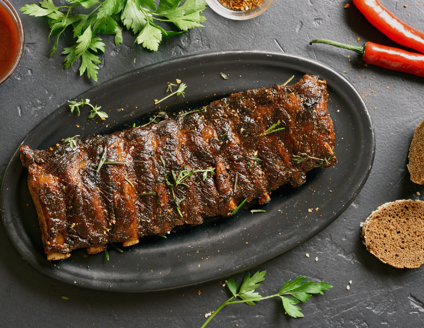 Onbeperkt spareribs eten op vaderdag