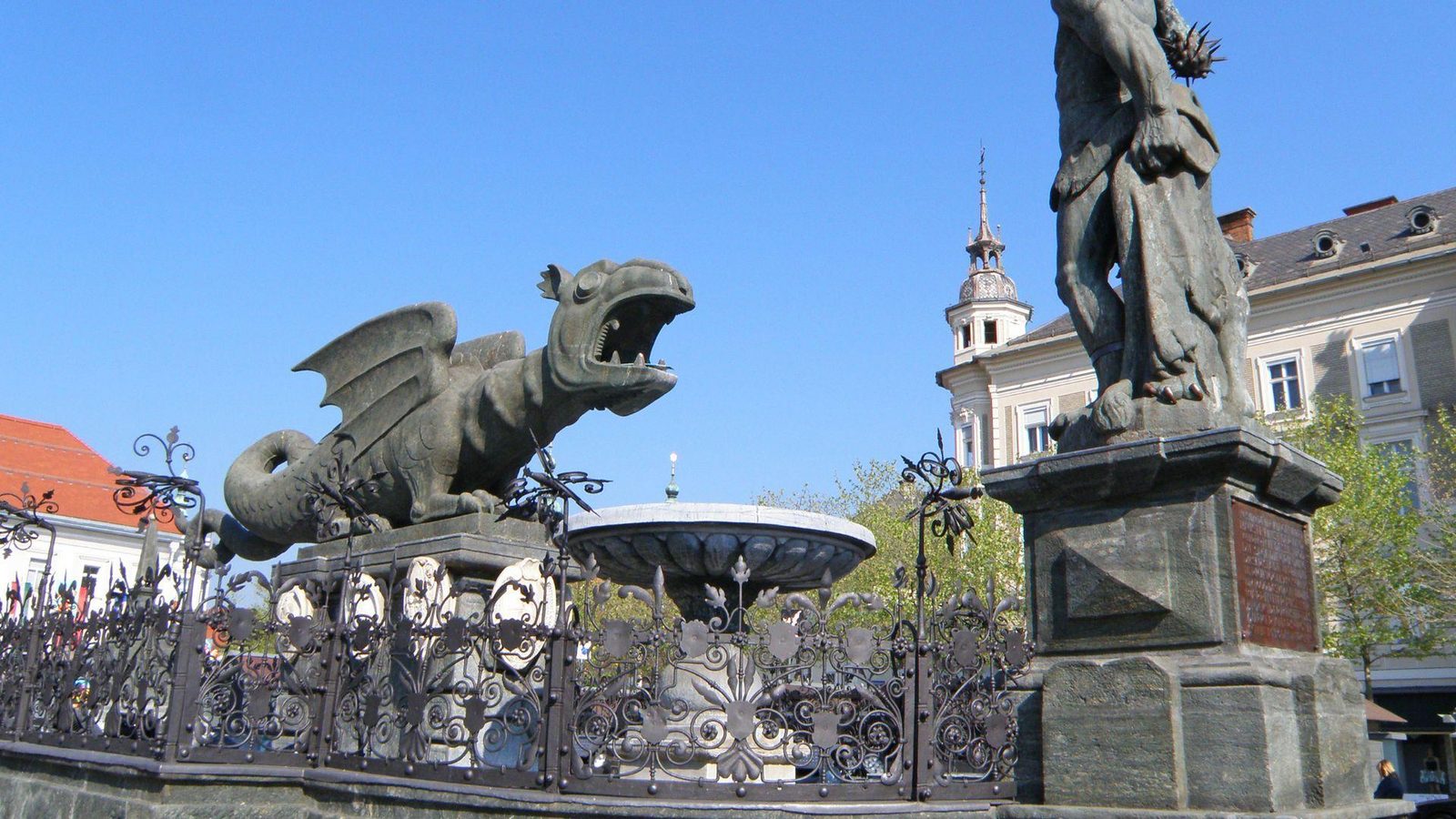 Klagenfurt Carinthia Austria statue