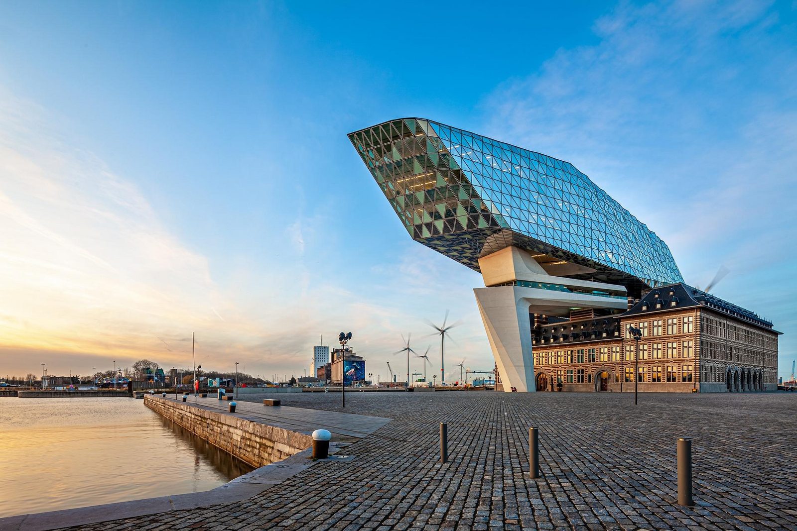 Antwerpen havengebouw België