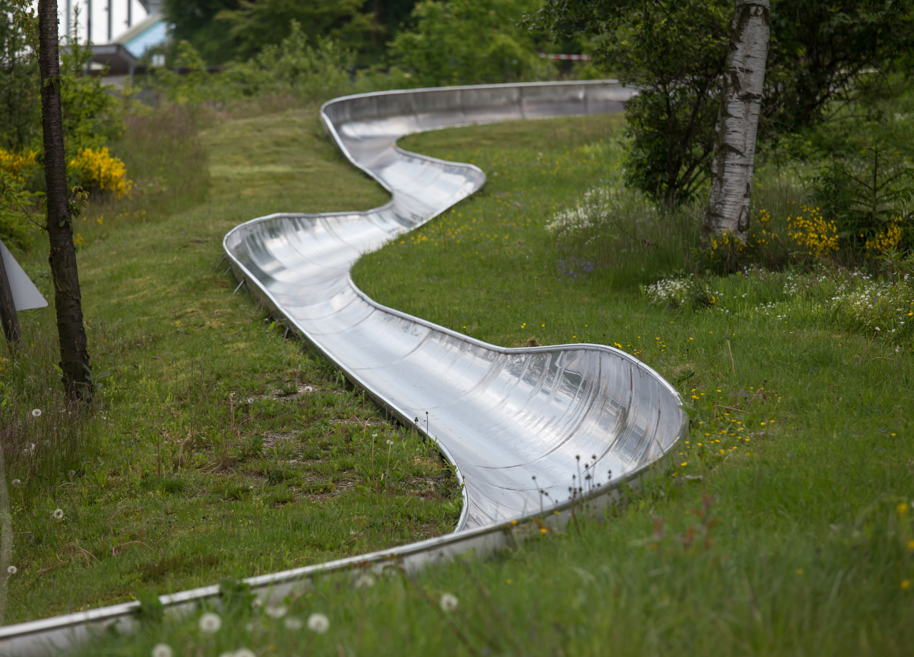 summer toboggan run