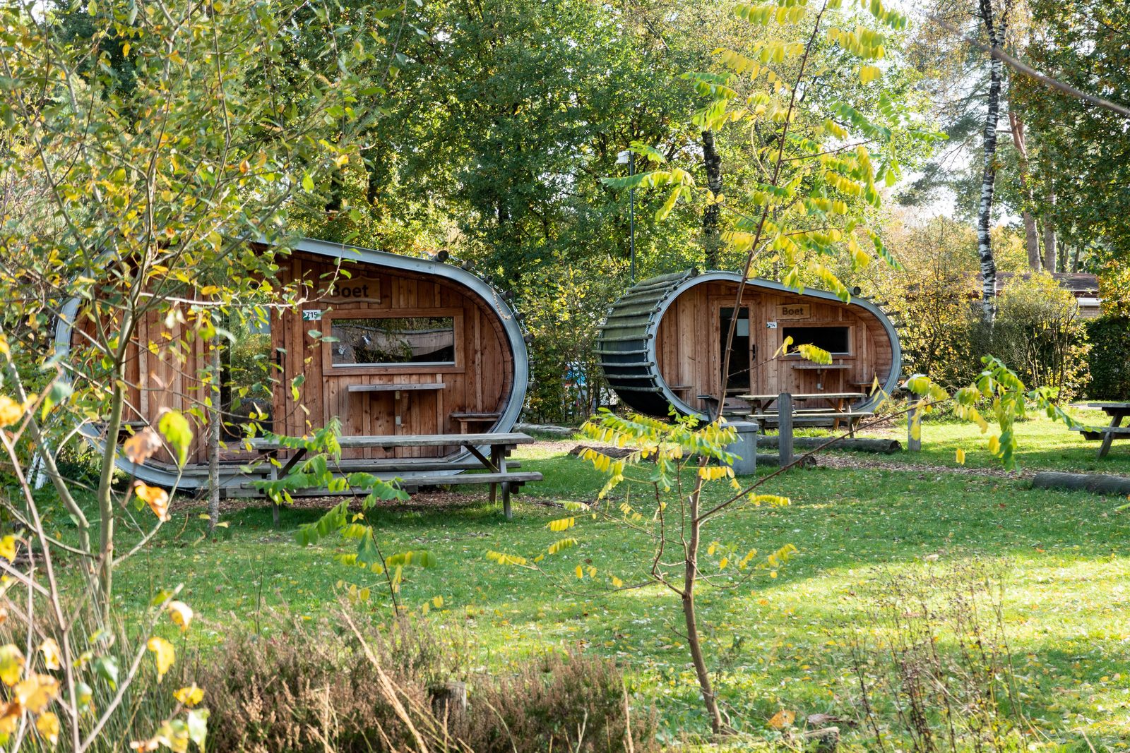 Uniek verblijven in een Boet op EuroParcs De Wije Werelt