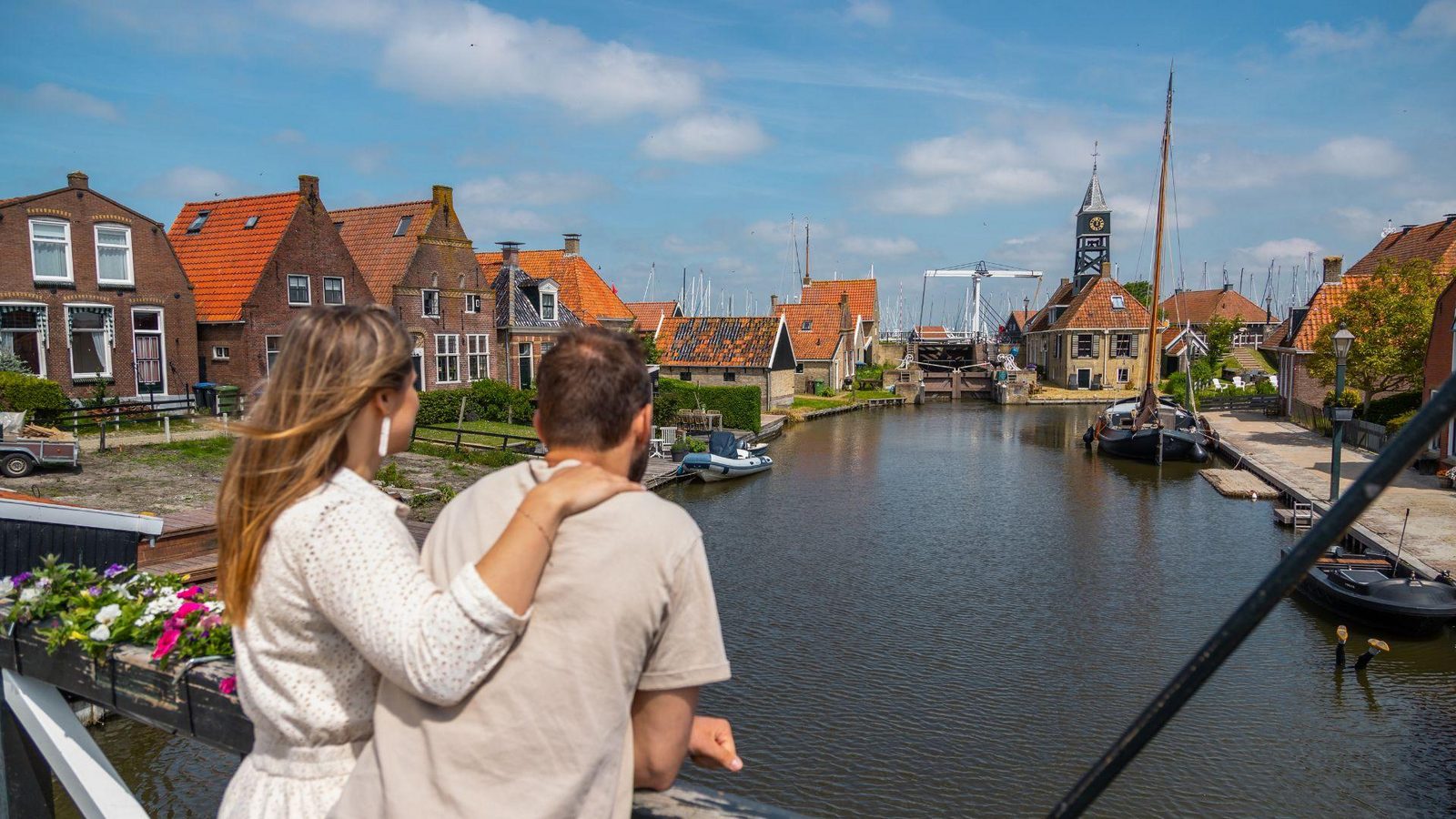 EuroParcs Hindeloopen Friesland Village Water Historical Boats Bridge Koppel
