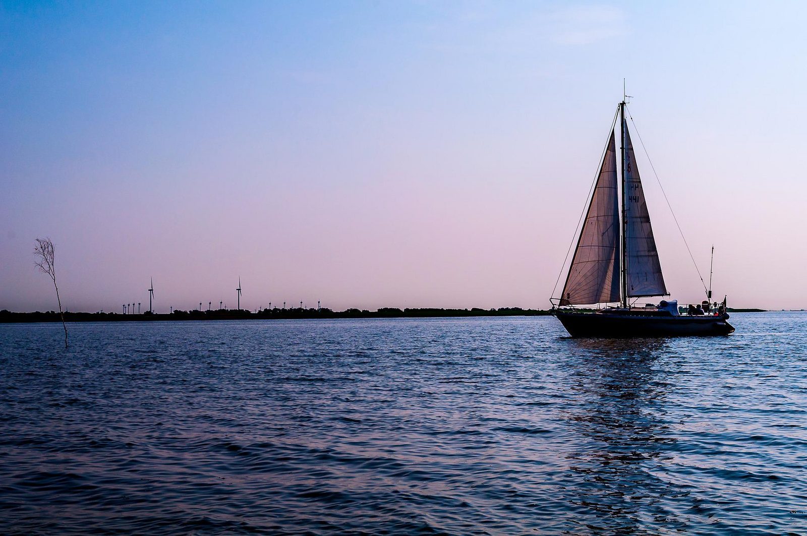 Friesland Lake Sailing Boat