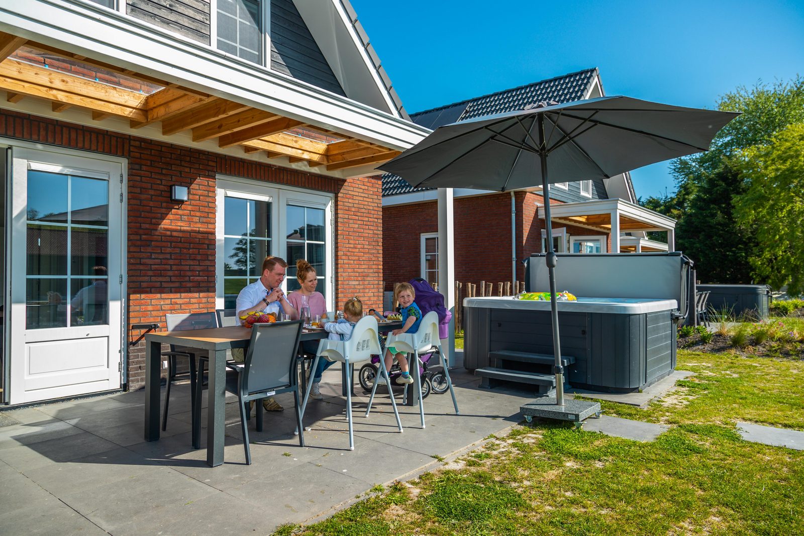 IJsselmeer Family Breakfast Villa Jacuzzi