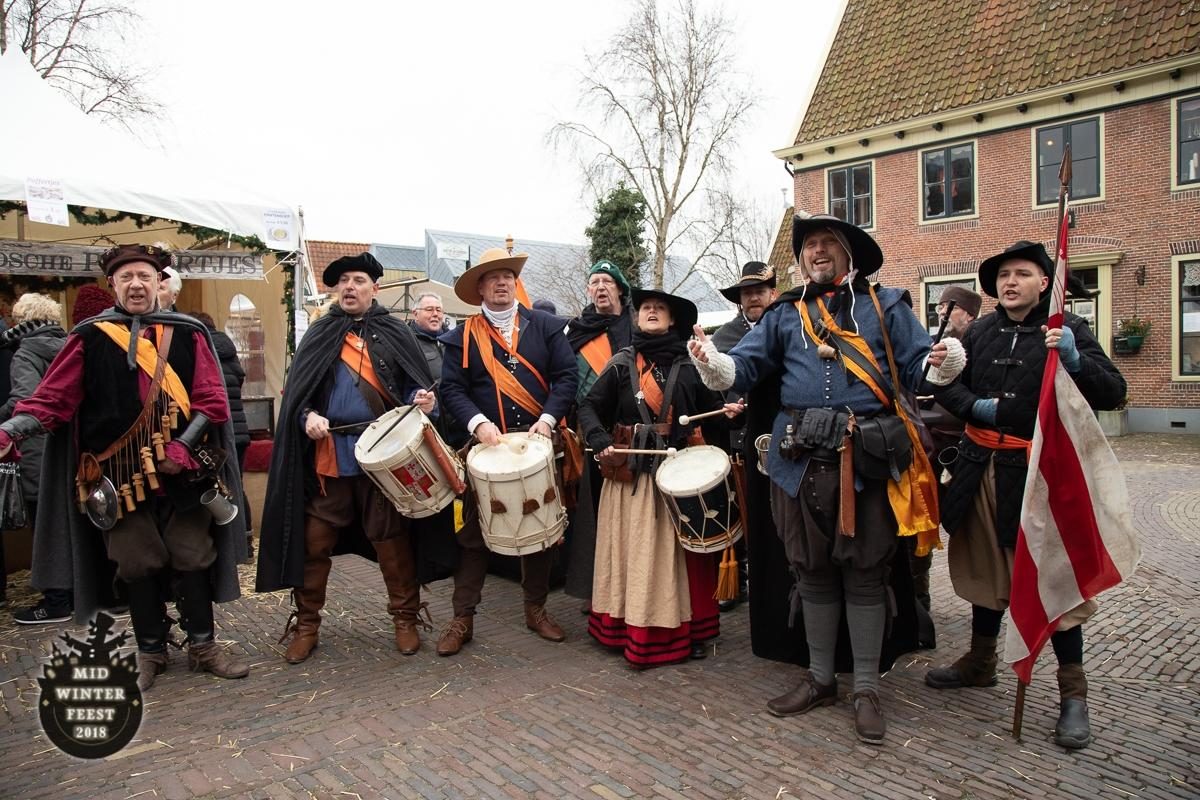Midwinterfeest Graft-De Rijp Orchestra Drums Traditional