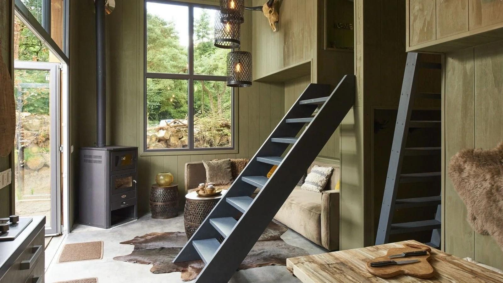 Tiny House 4 inside at EuroParcs De Zanding