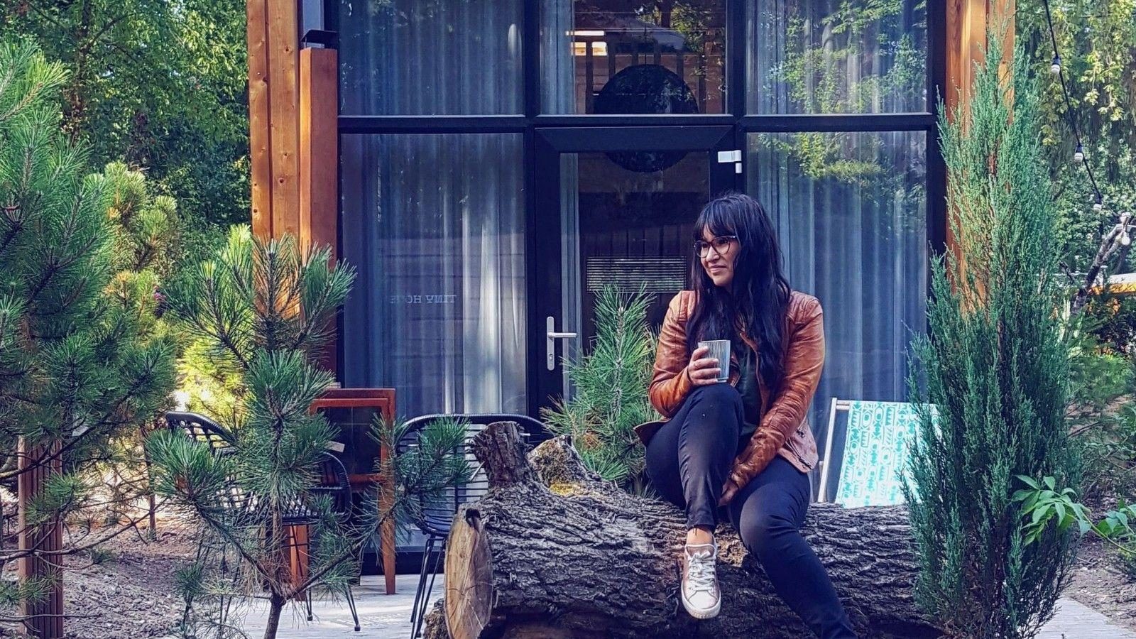 Het is een luxe back to basic bij de Tiny Houses op EuroParcs Maasduinen