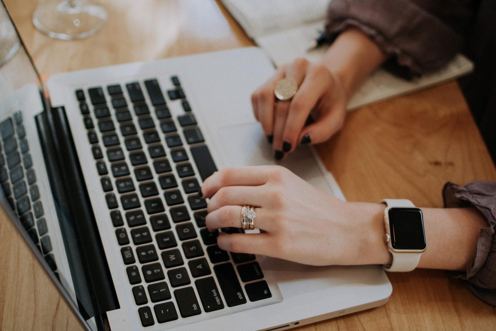 Woman laptop