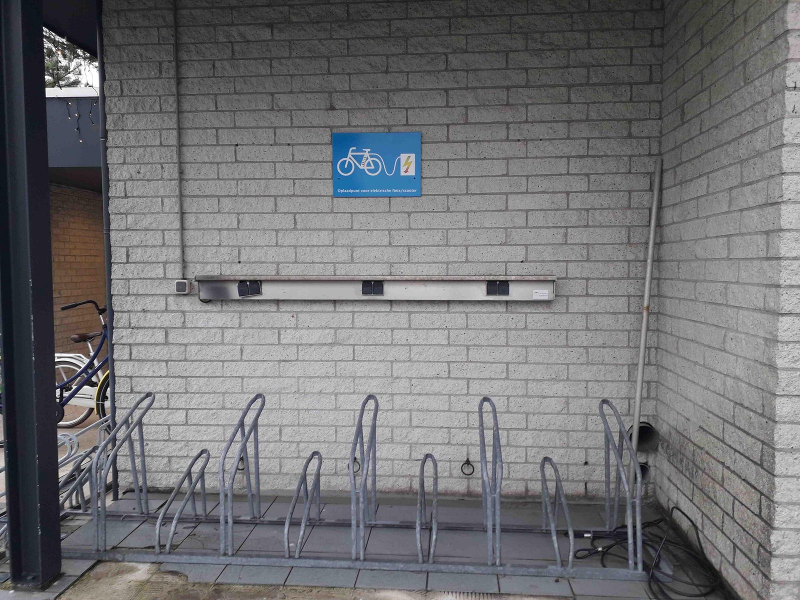 Oplaadpunt elektrische fiets