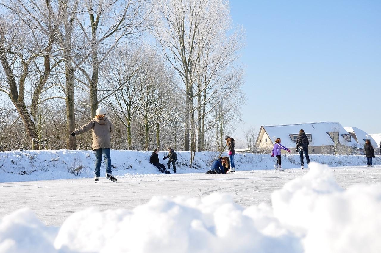 Ice skating at EuroParcs