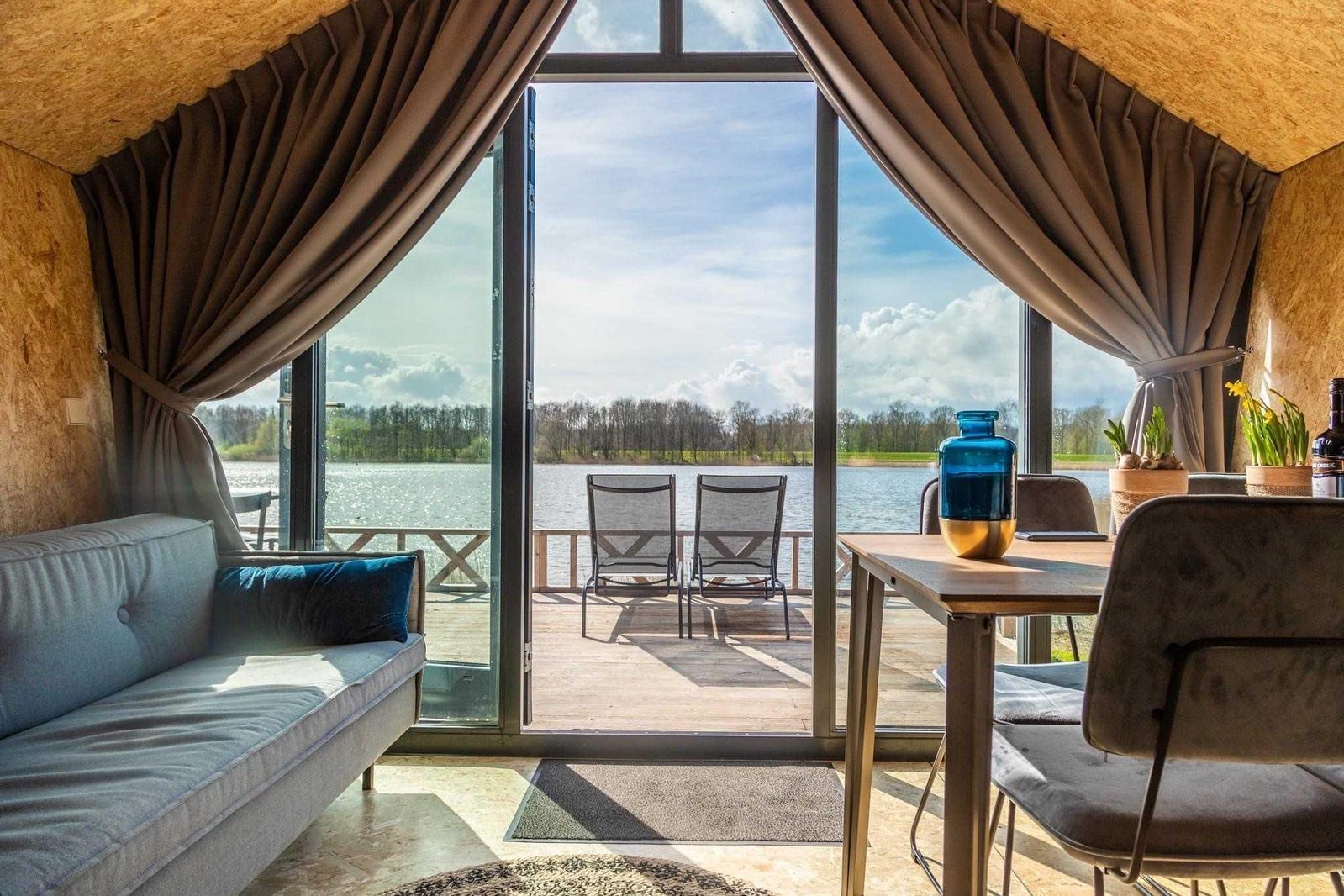 Tiny houses by the water