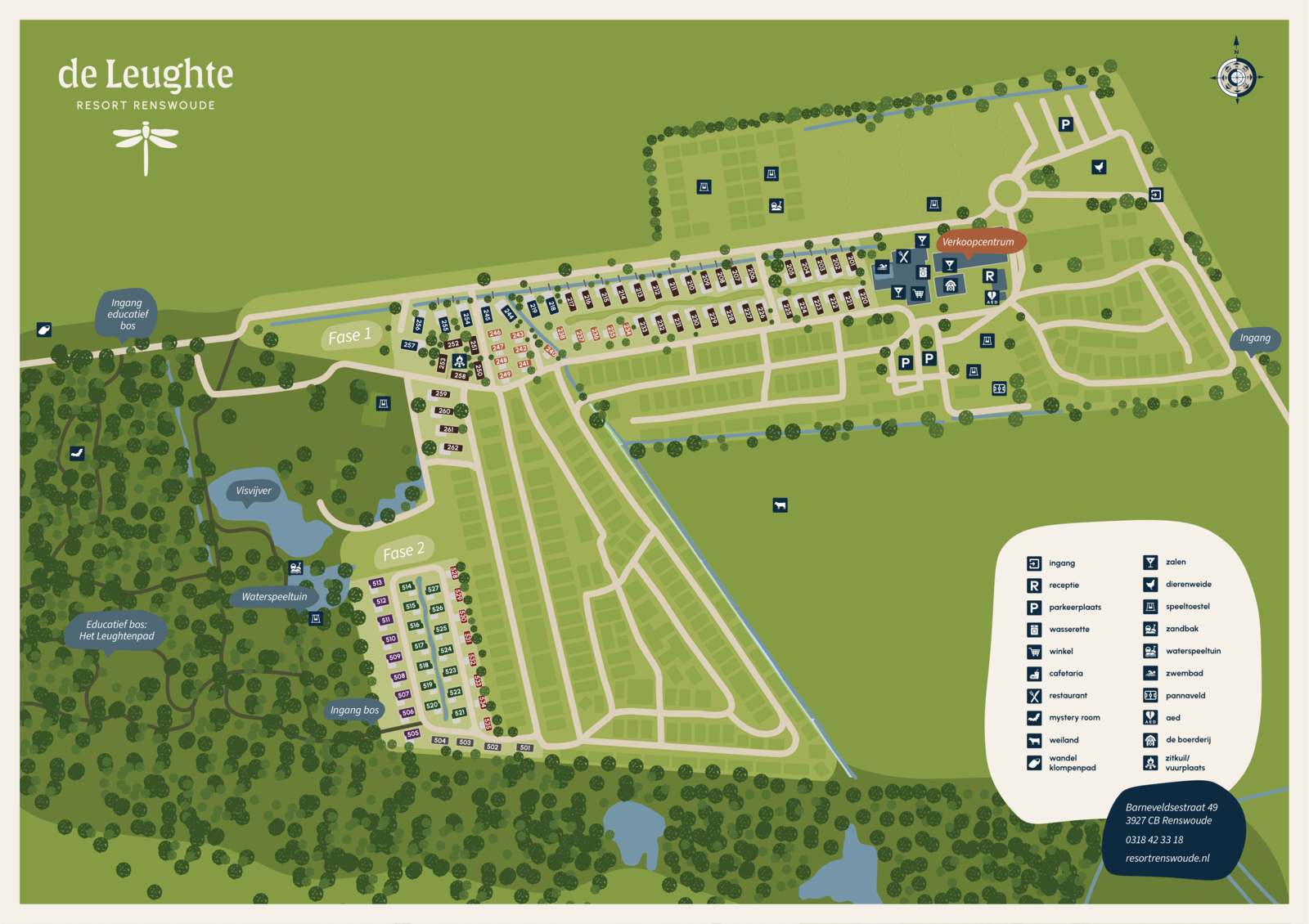 Plattegrond Resort Renswoude