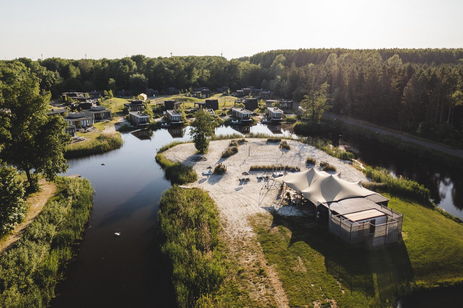 Vakantiehuis aan het water